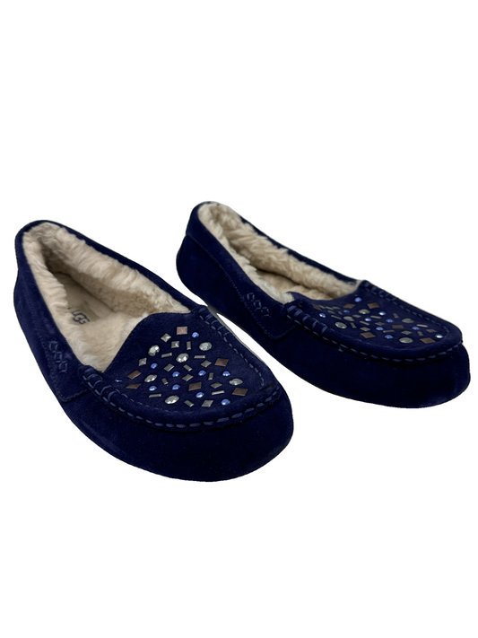 Slippers / Shoes Designer By UGG In Blue, Size: 10