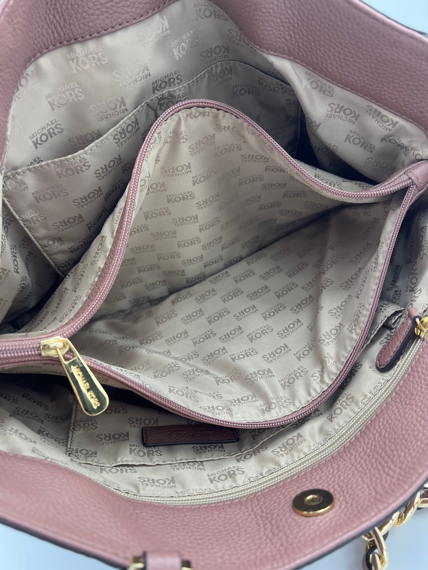 Leather Tote / Handbag Designer By Michael Kors