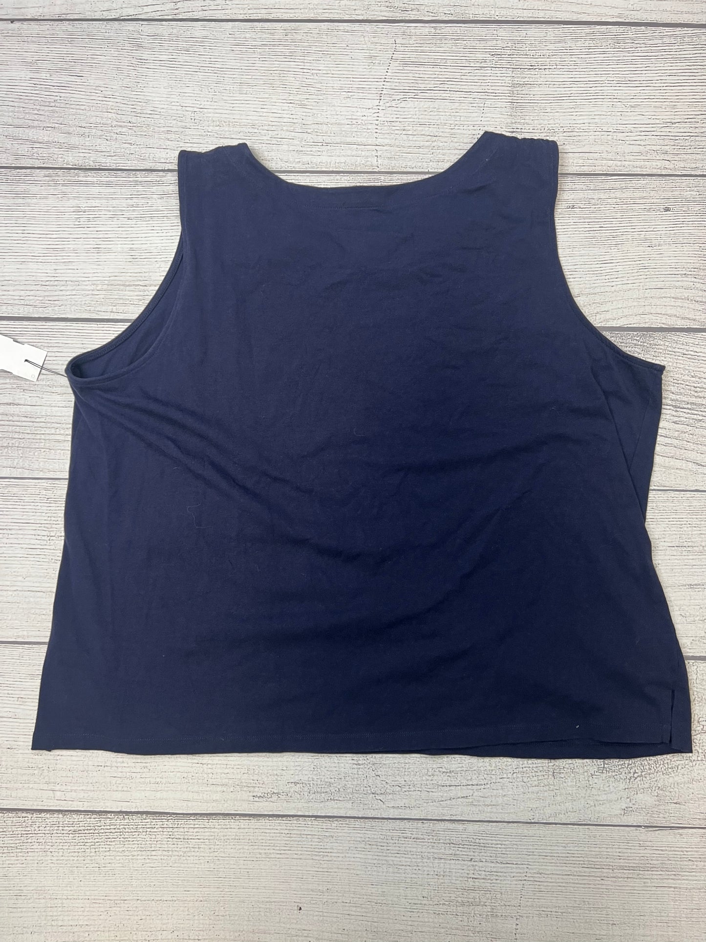 Navy Top Sleeveless Talbots, Size 3x