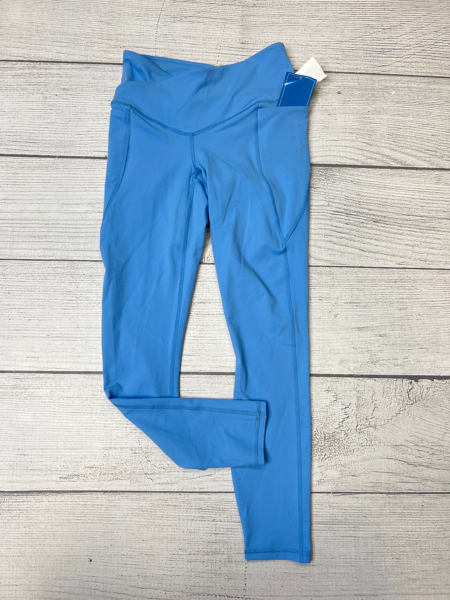 New! Blue Athletic Leggings Fabletics, Size Xxs