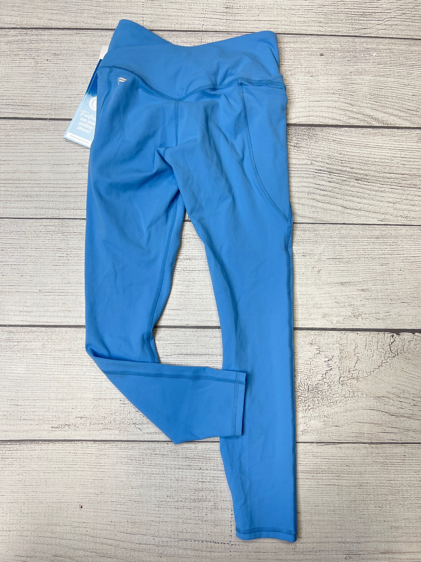 New! Blue Athletic Leggings Fabletics, Size Xxs