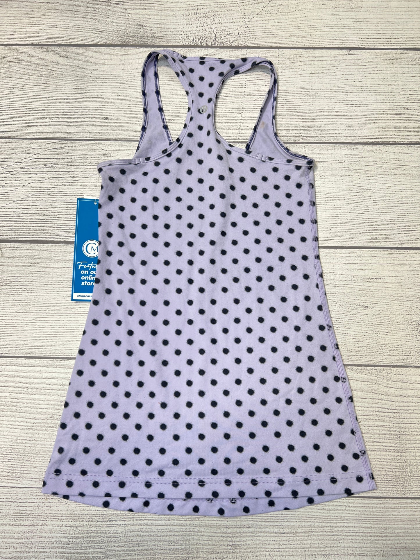 Polkadot Athletic Tank Top Lululemon, Size M