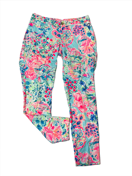 Multi-colored Pants Ankle Lilly Pulitzer, Size 0