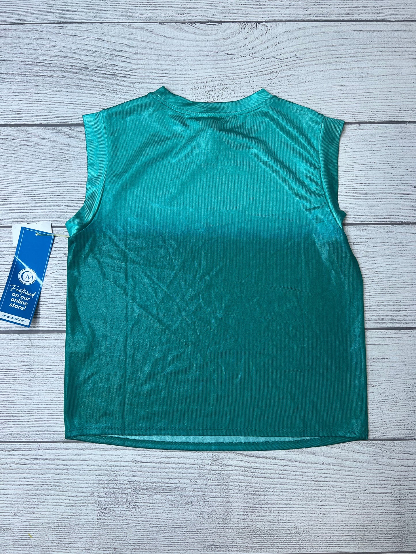 New! Green Top Sleeveless Porridge for Anthropologie, Size Xs