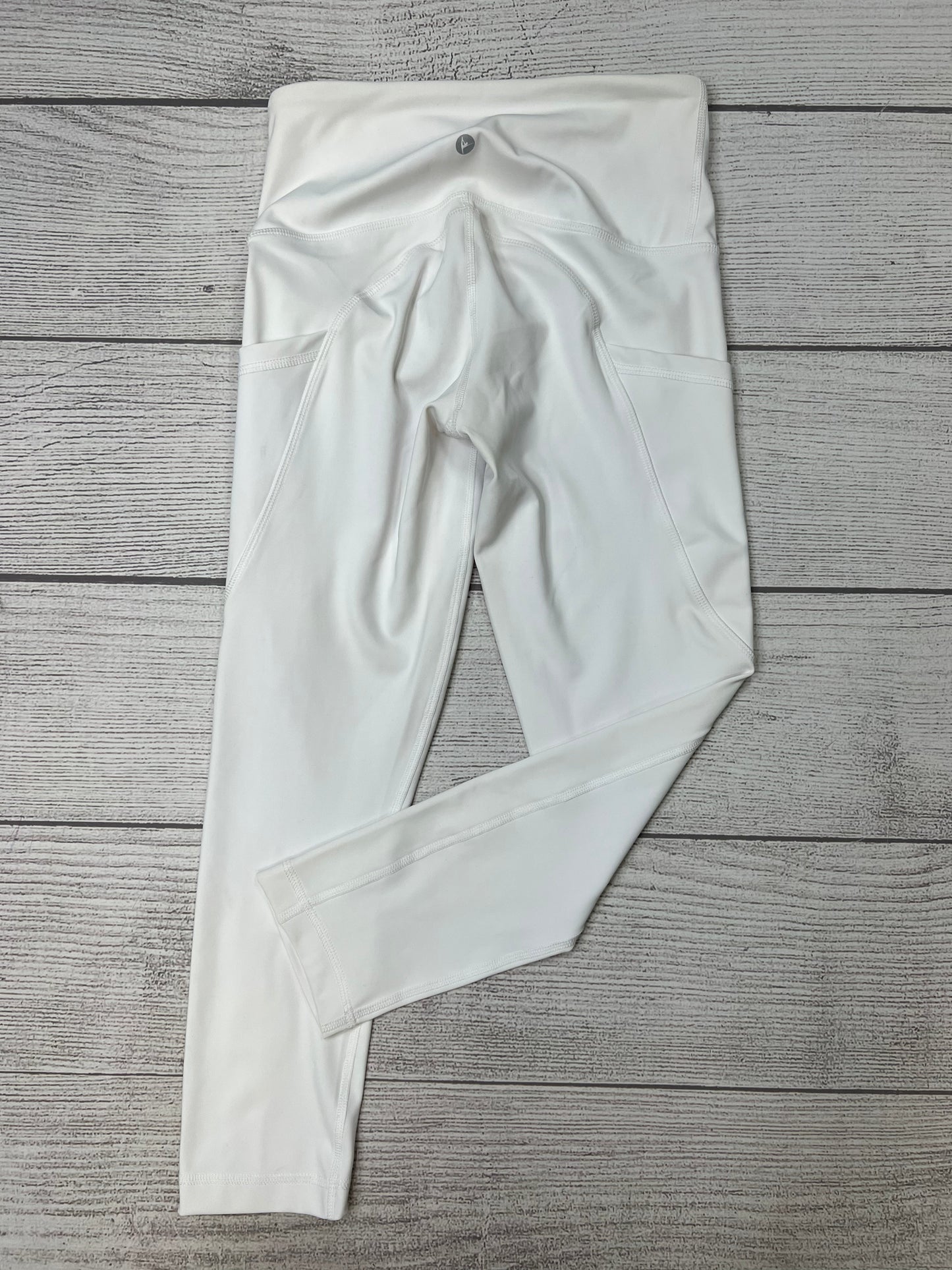 Athletic Leggings By 90 Degrees By Reflex In White, Size: Xs