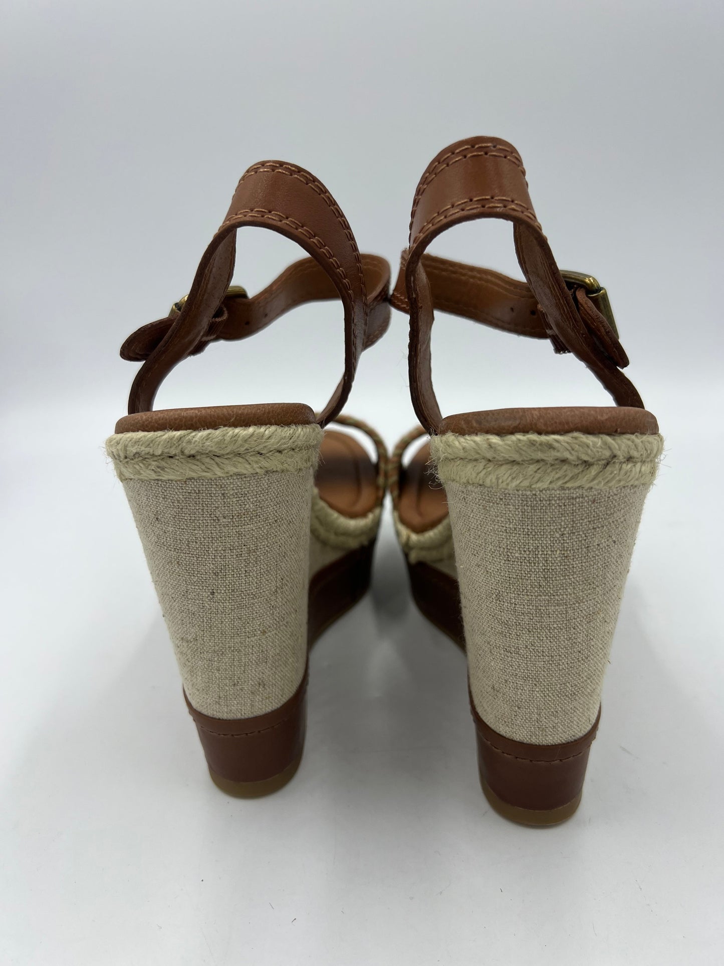 Espadrille Wedge By Lucky Brand In Brown, Size: 7.5