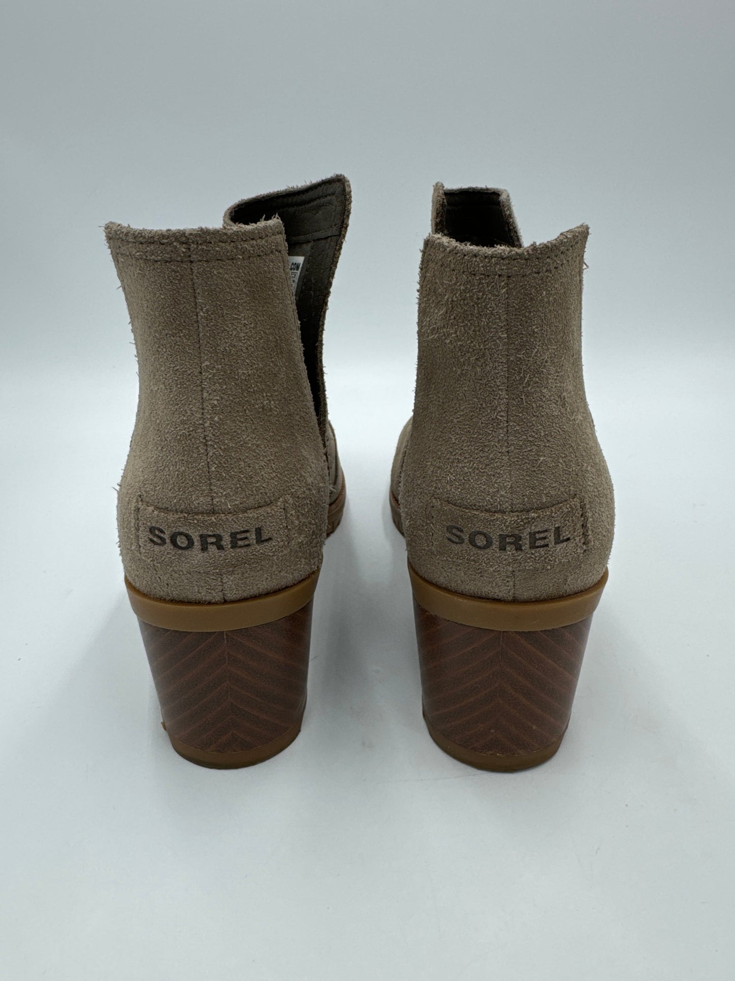 Boots Designer By Sorel In Taupe, Size: 7.5