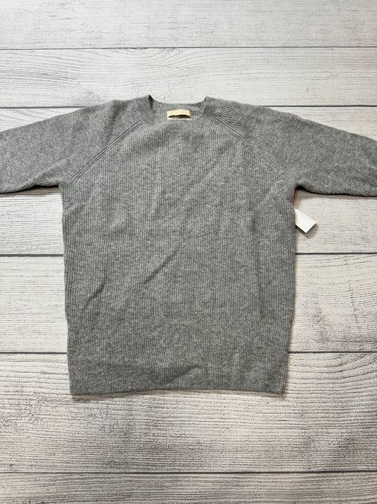 Sweater Short Sleeve By H&m In Grey, Size: S