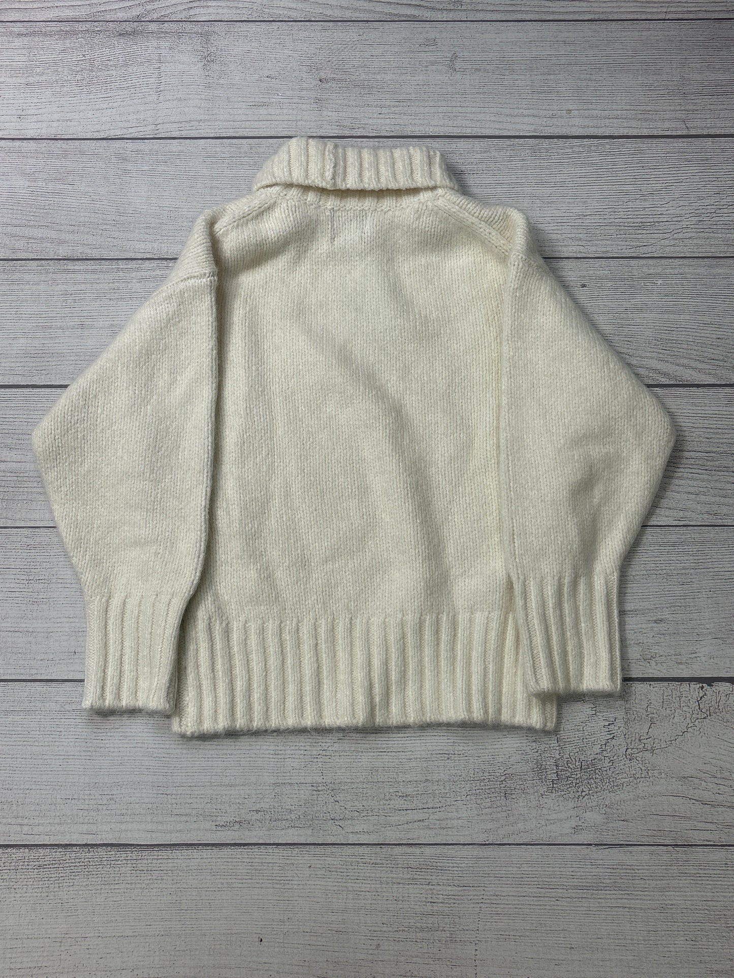 Sweater Designer By Massimo Dutti In Cream, Size: S