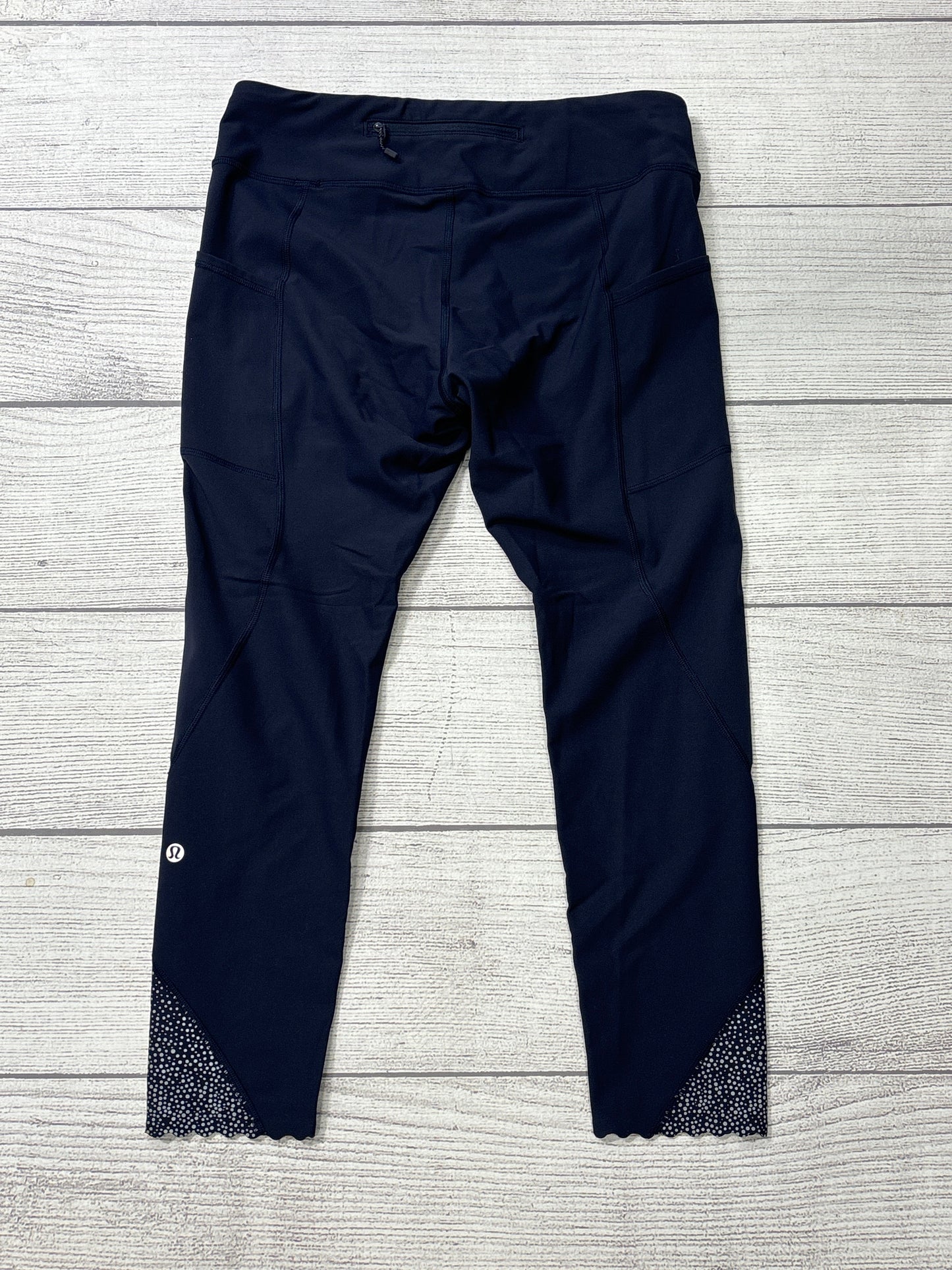 Athletic Capris By Lululemon In Navy, Size: 10