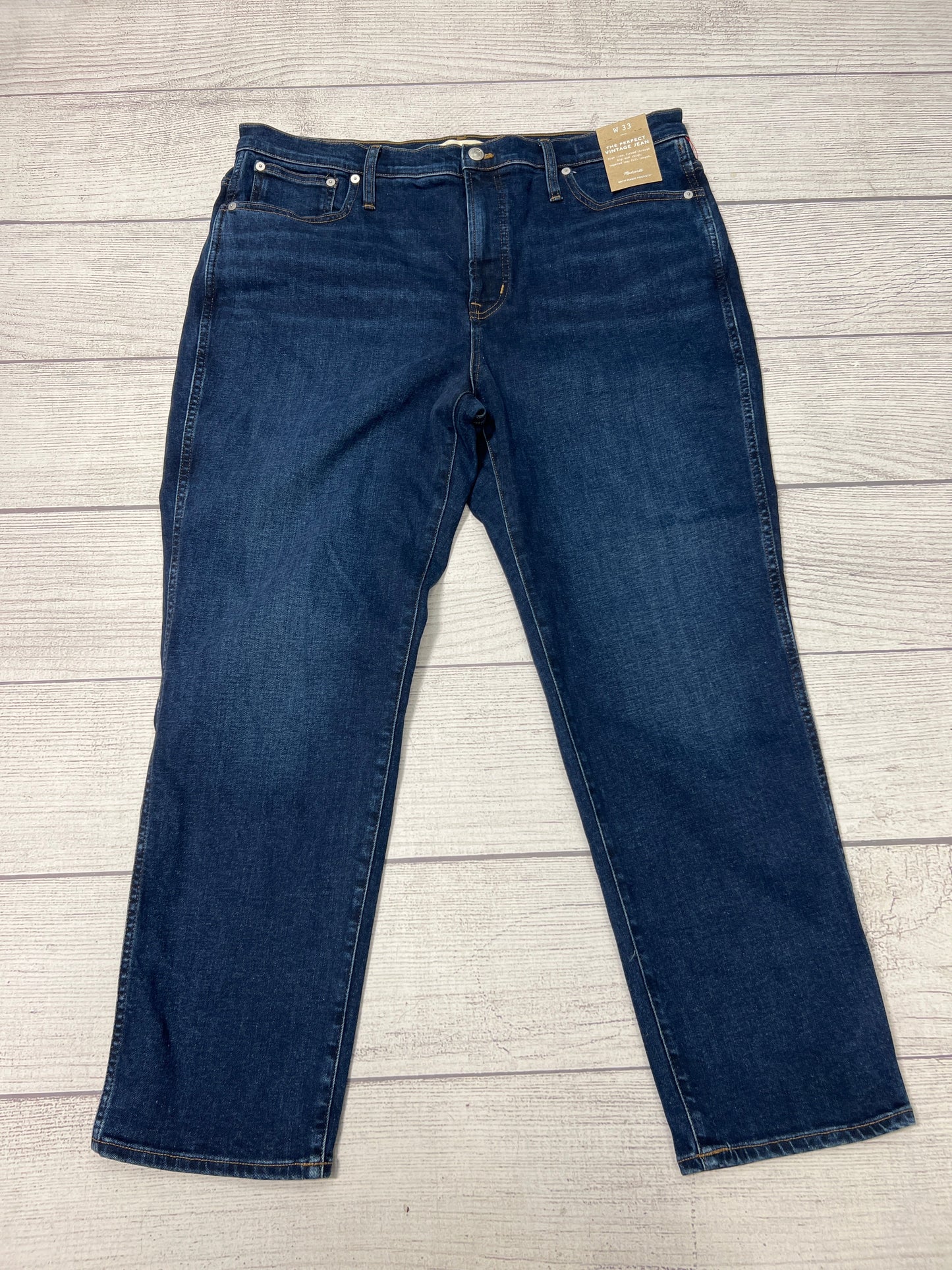 New! Jeans Designer By Madewell In Blue Denim, Size: 14