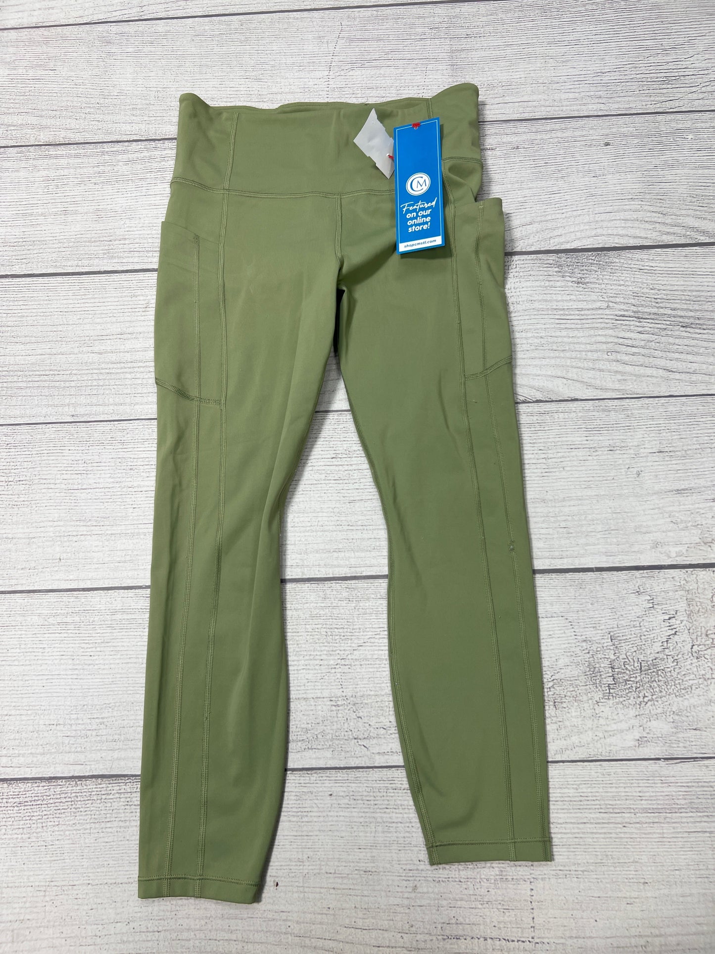 Athletic Capris By Athleta In Green, Size: M