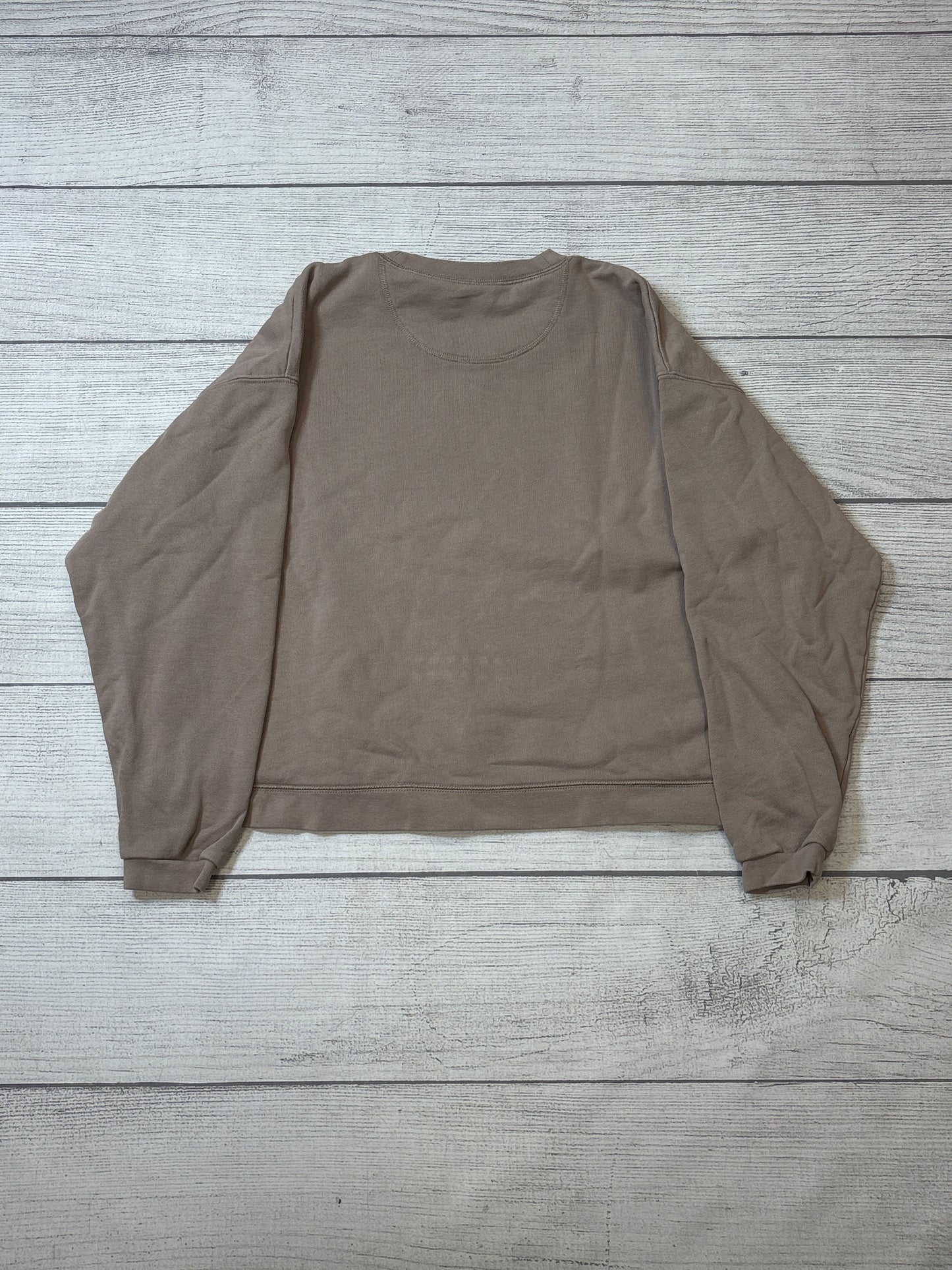 Sweatshirt Crewneck By Madewell In Brown, Size: M