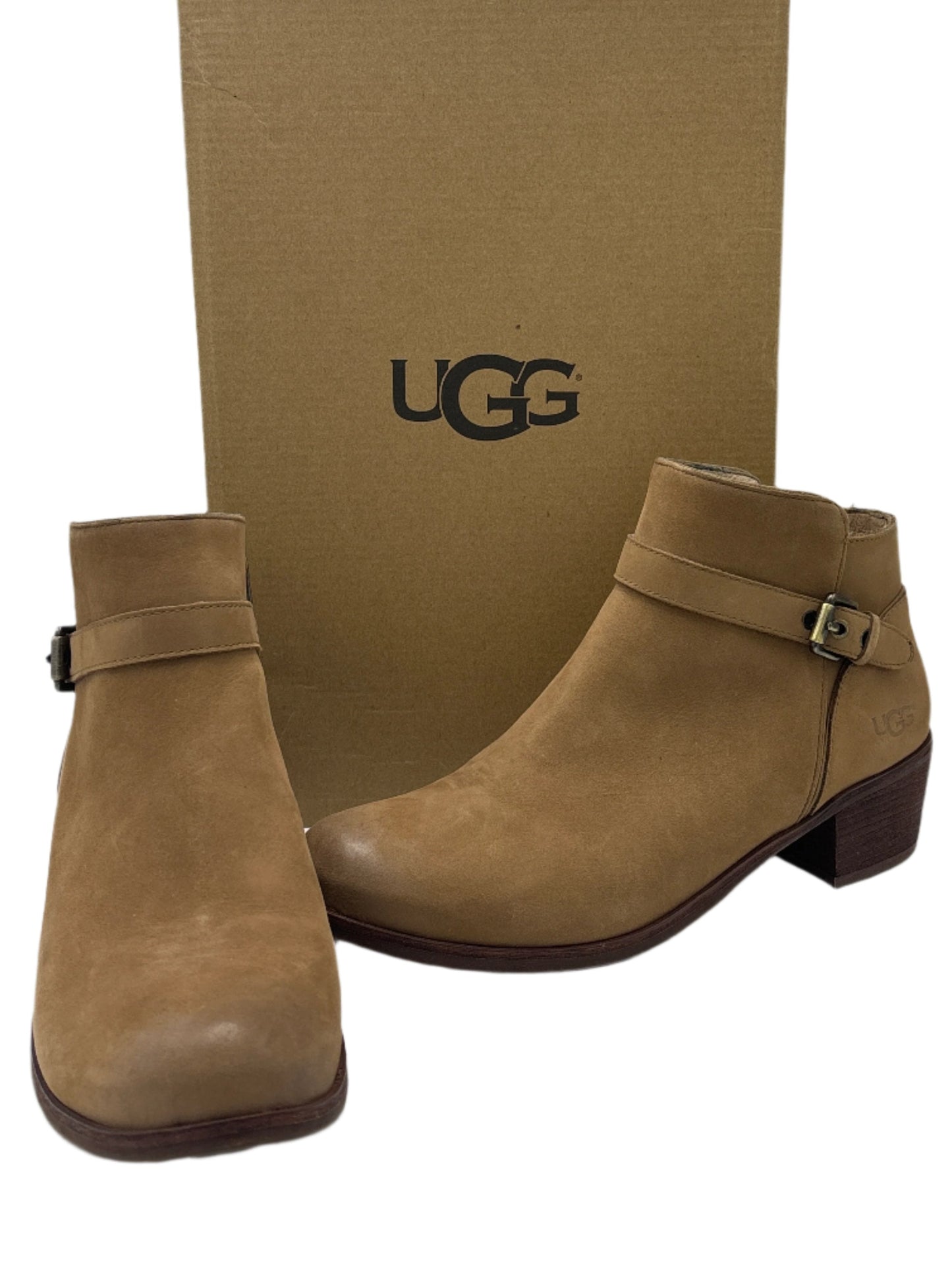 Boots Designer By UGG In Brown, Size: 10