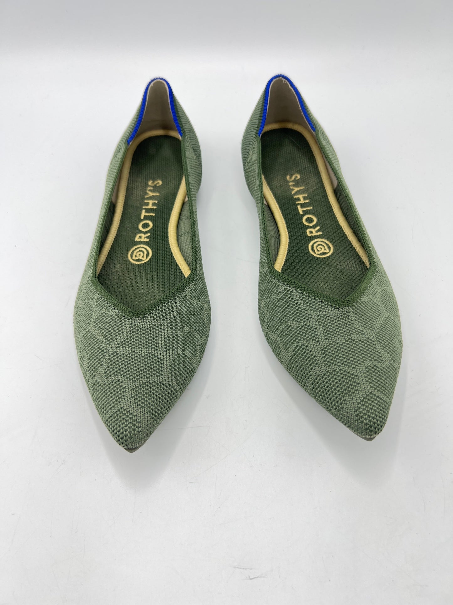 Shoes Flats By Rothys In Green, Size: 8