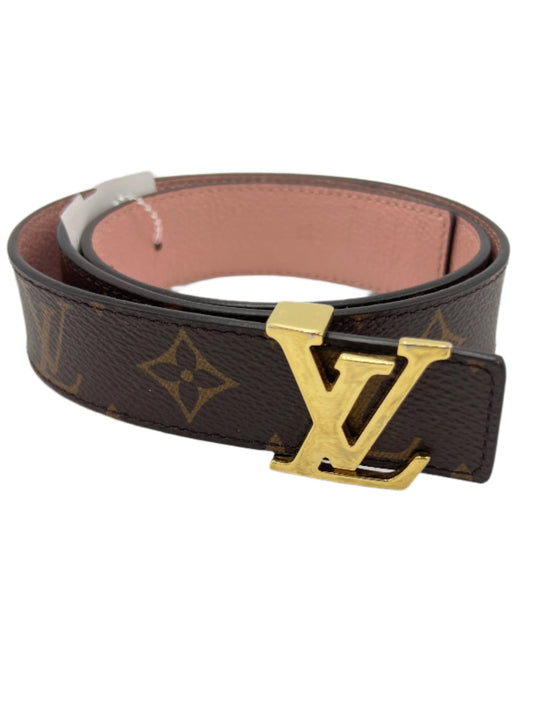 Louis Vuitton LV Initiales Luxury Designer Belt in Size: 80 / 32