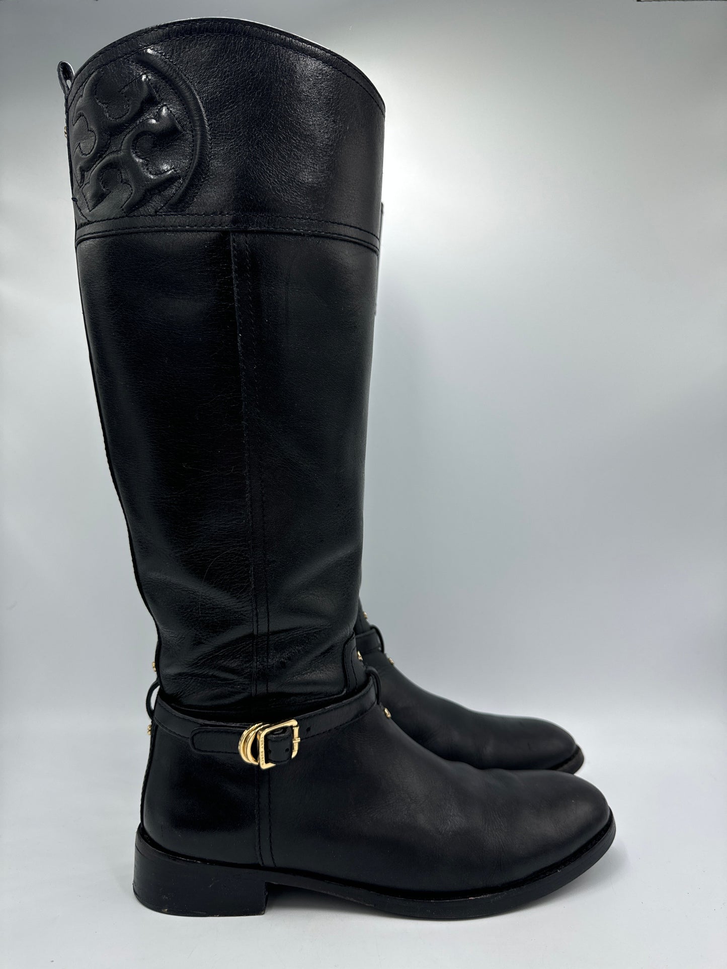 Boots Designer By Tory Burch In Black, Size: 10.5