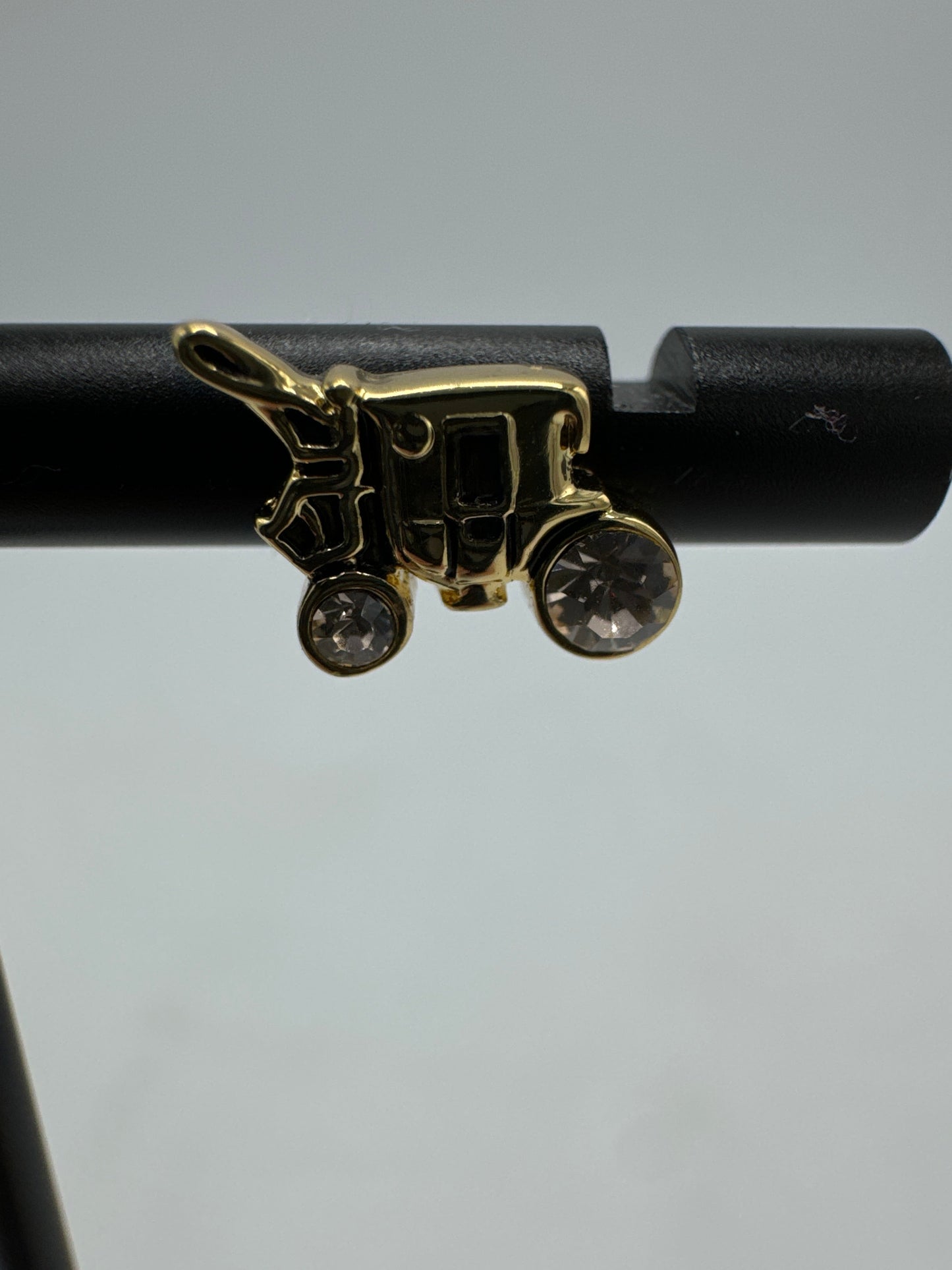 New! Coach Horse & Carriage Stud Designer Earrings