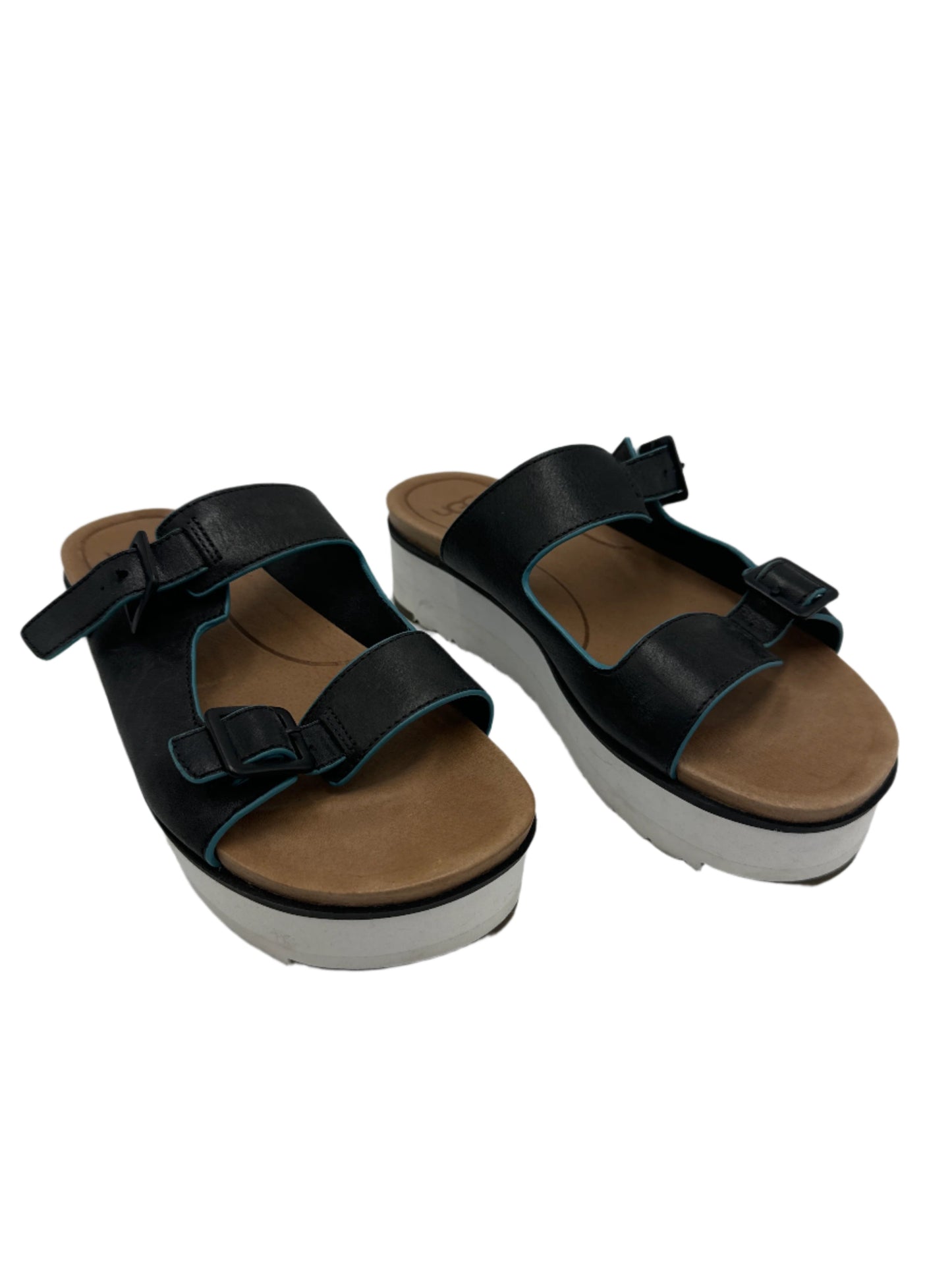 Sandals / Shoes Designer By UGG In Black, Size: 6.5