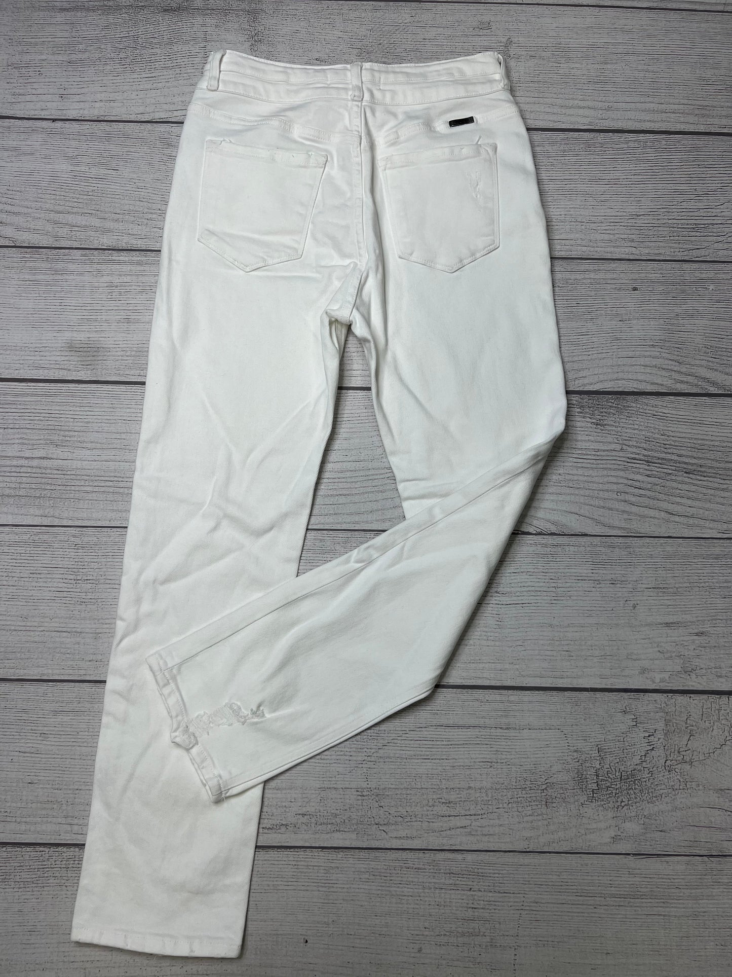 White Jeans Straight Kancan, Size 6