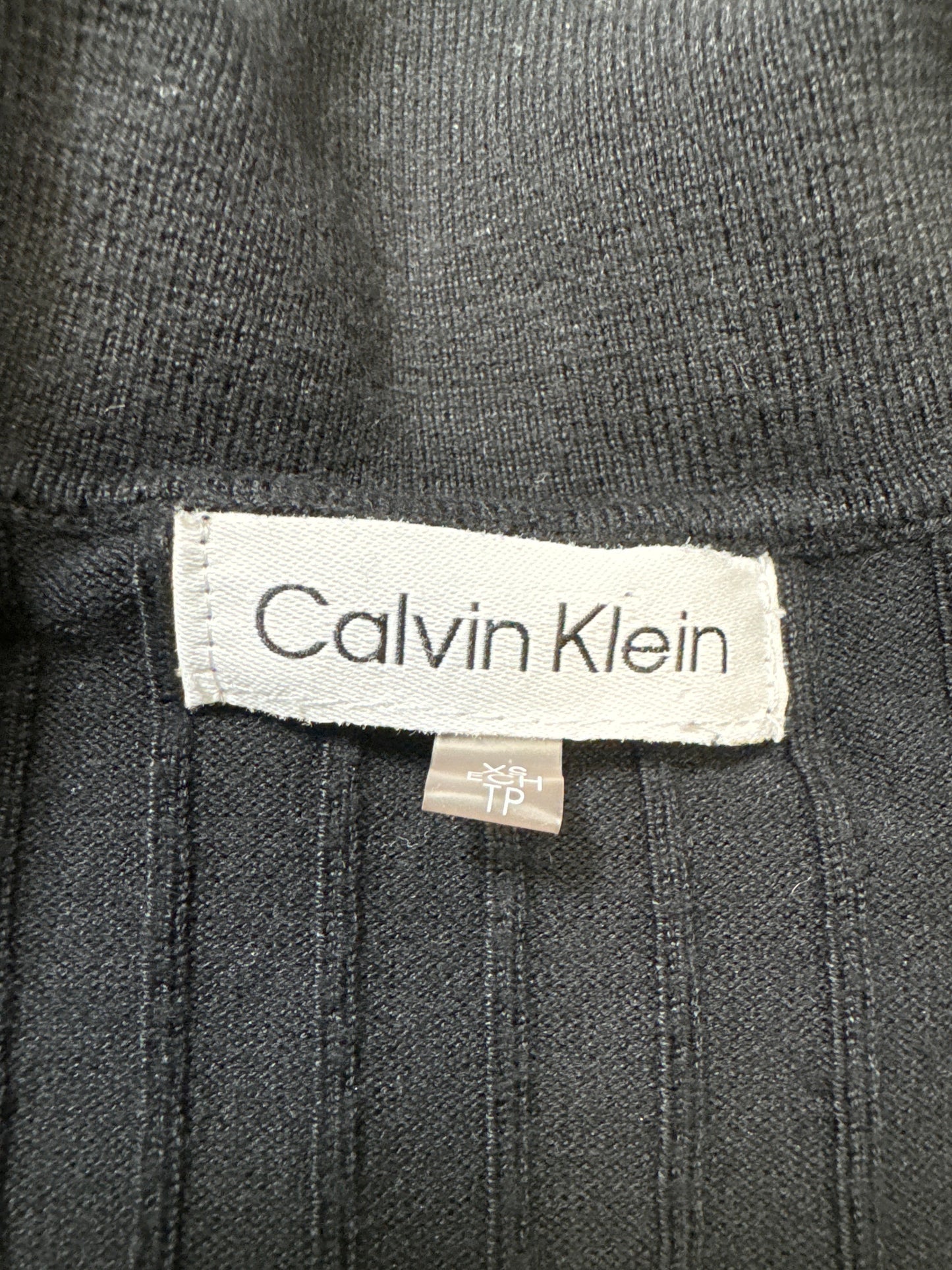 Sweater By Calvin Klein In Black, Size: Xs