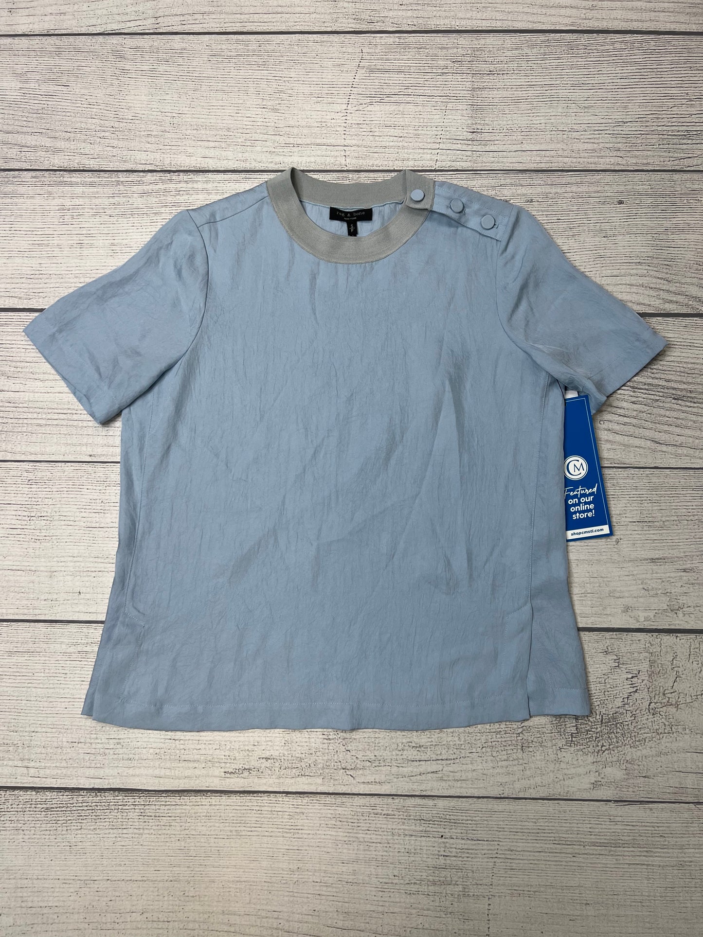 Top Short Sleeve Designer By Rag And Bone  Size: S