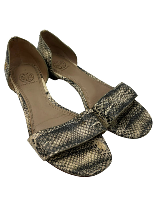 Shoes Designer By Tory Burch In Snakeskin Print, Size: 7.5