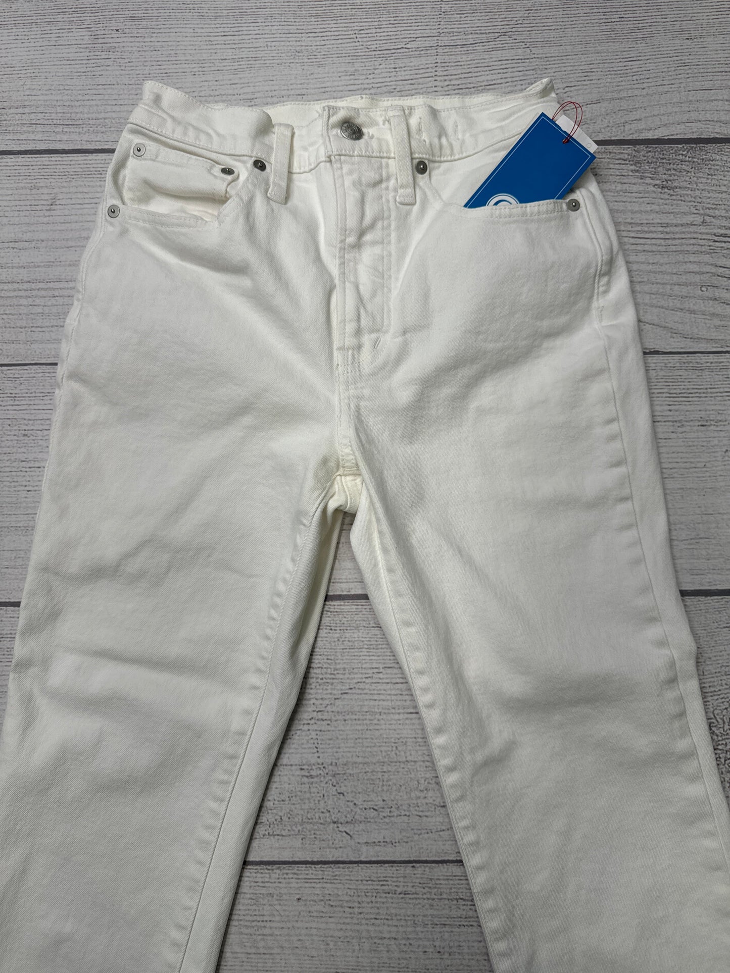 Jeans Designer By Madewell In White Denim, Size: 0p