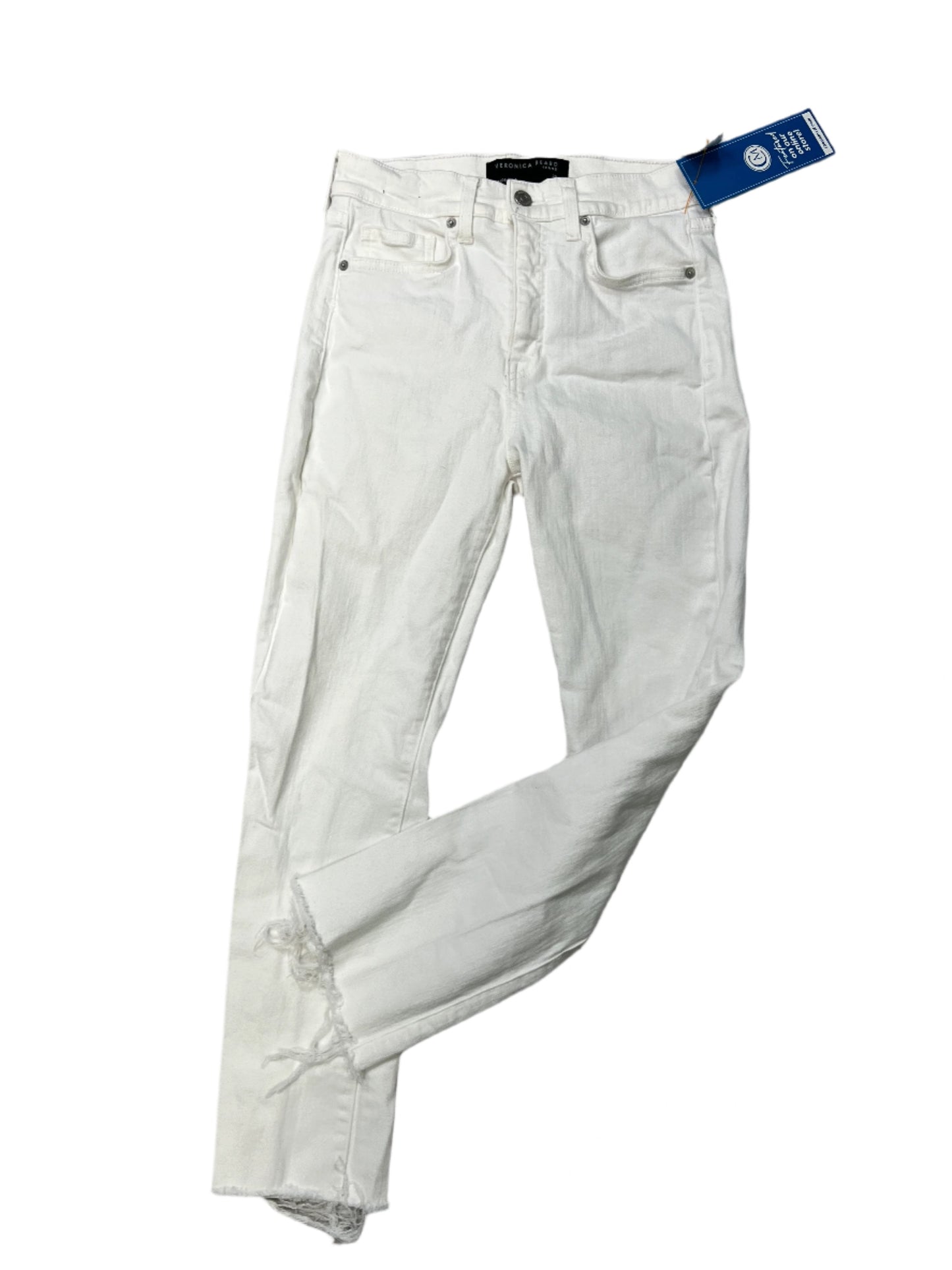 Jeans Designer By Veronica Beard In White, Size: 6