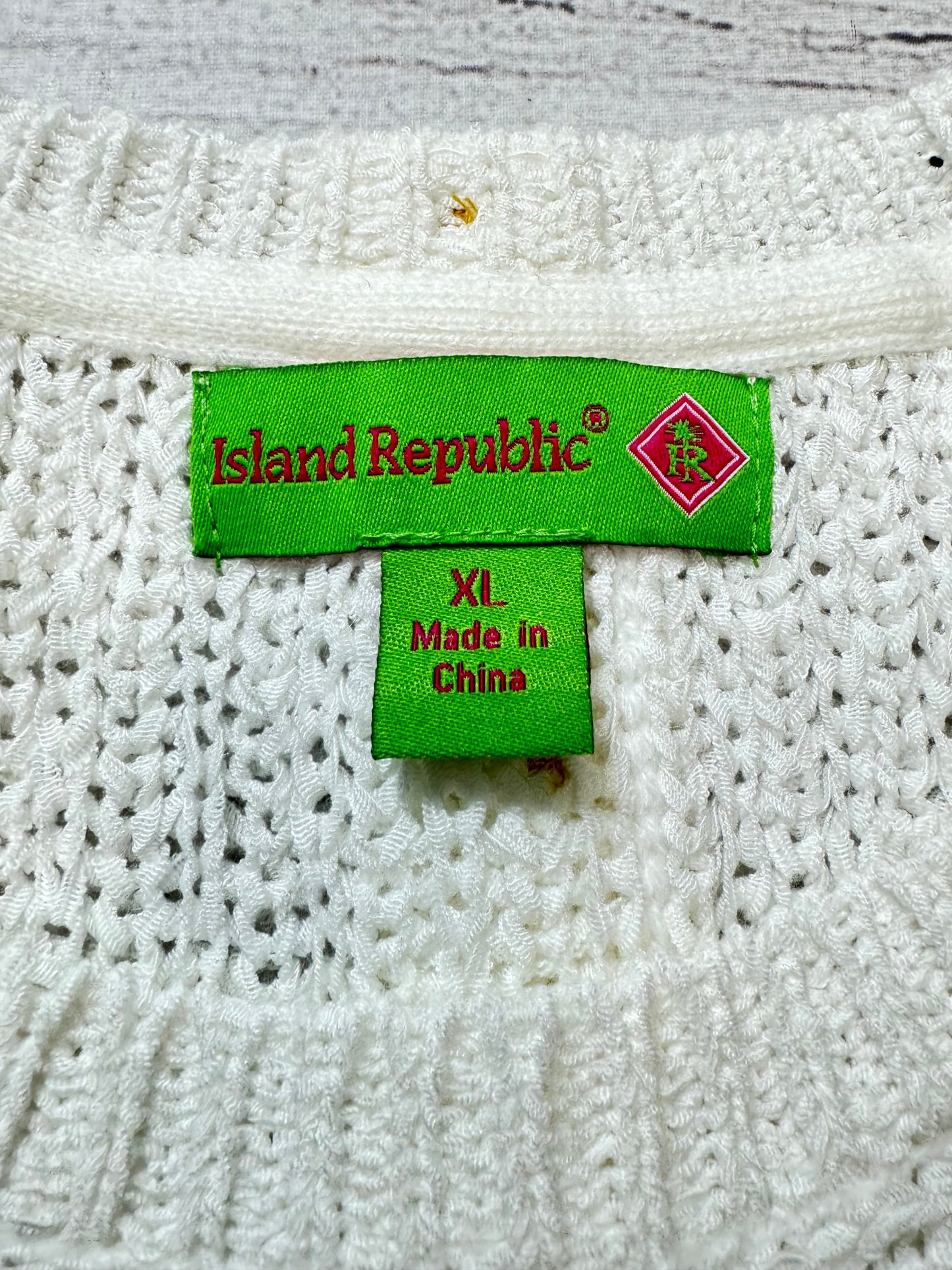 Sweater By Island Republic In White, Size: Xl