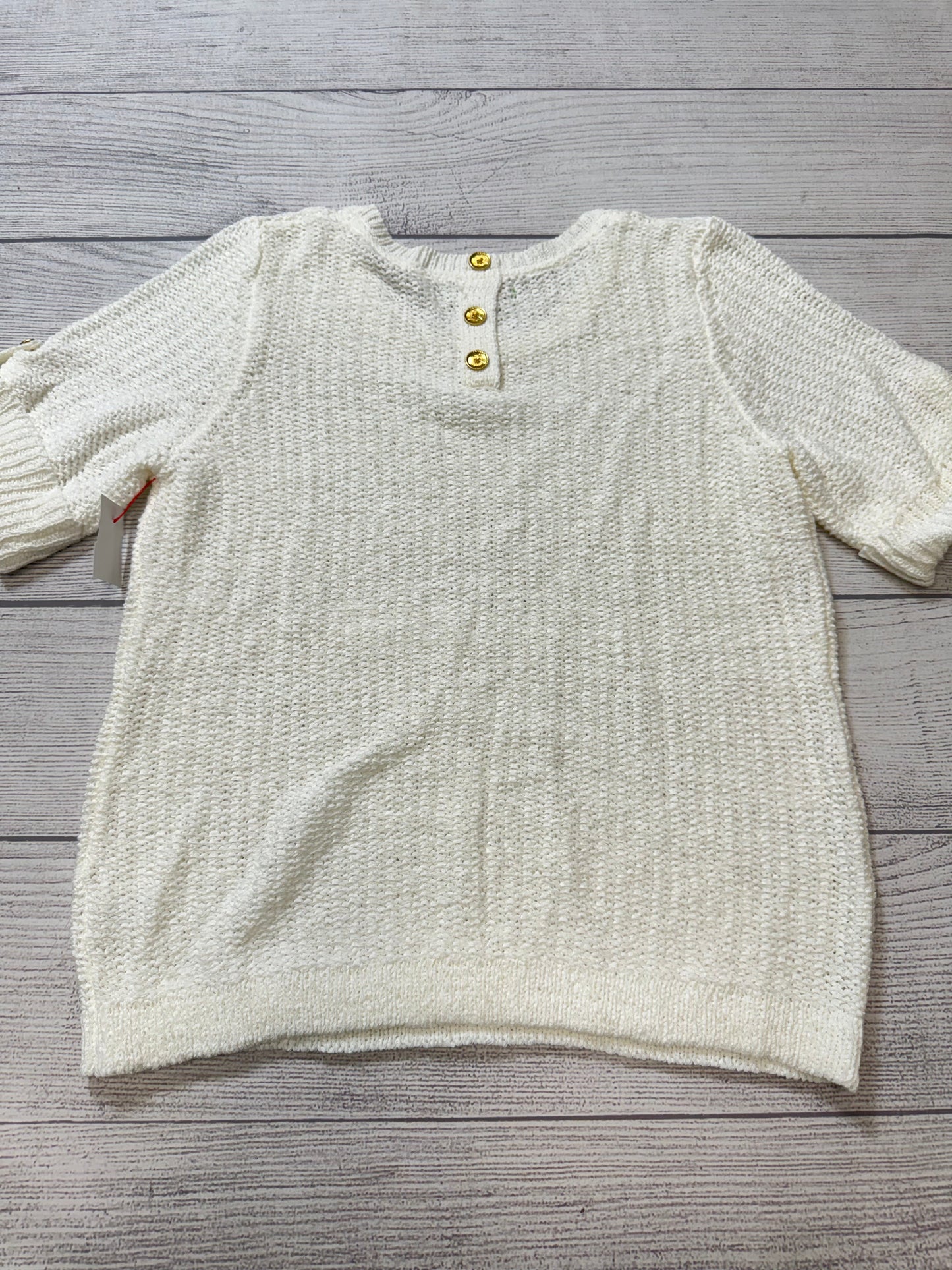 Sweater By Island Republic In White, Size: Xl