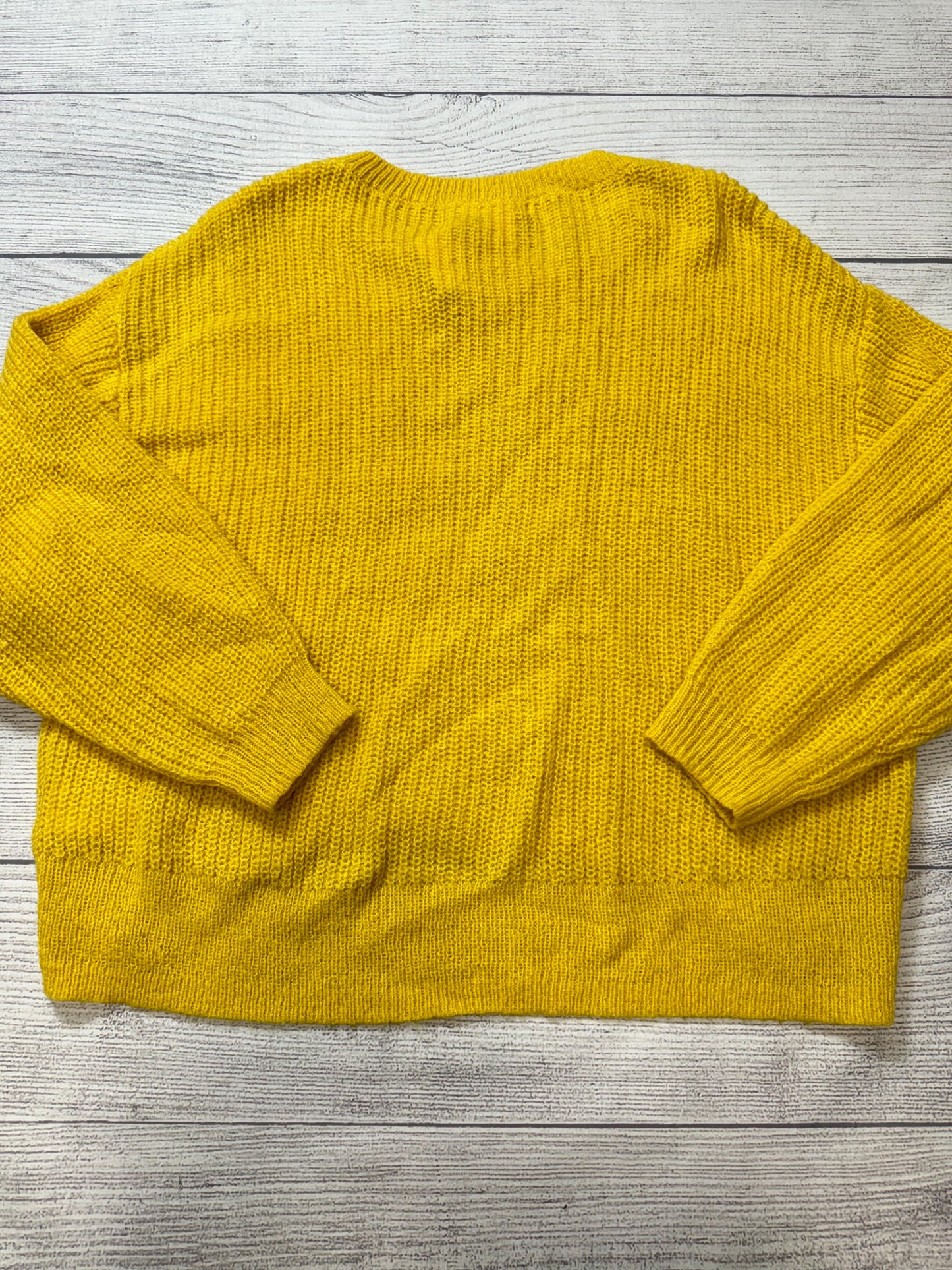 Sweater By Logg In Yellow, Size: L