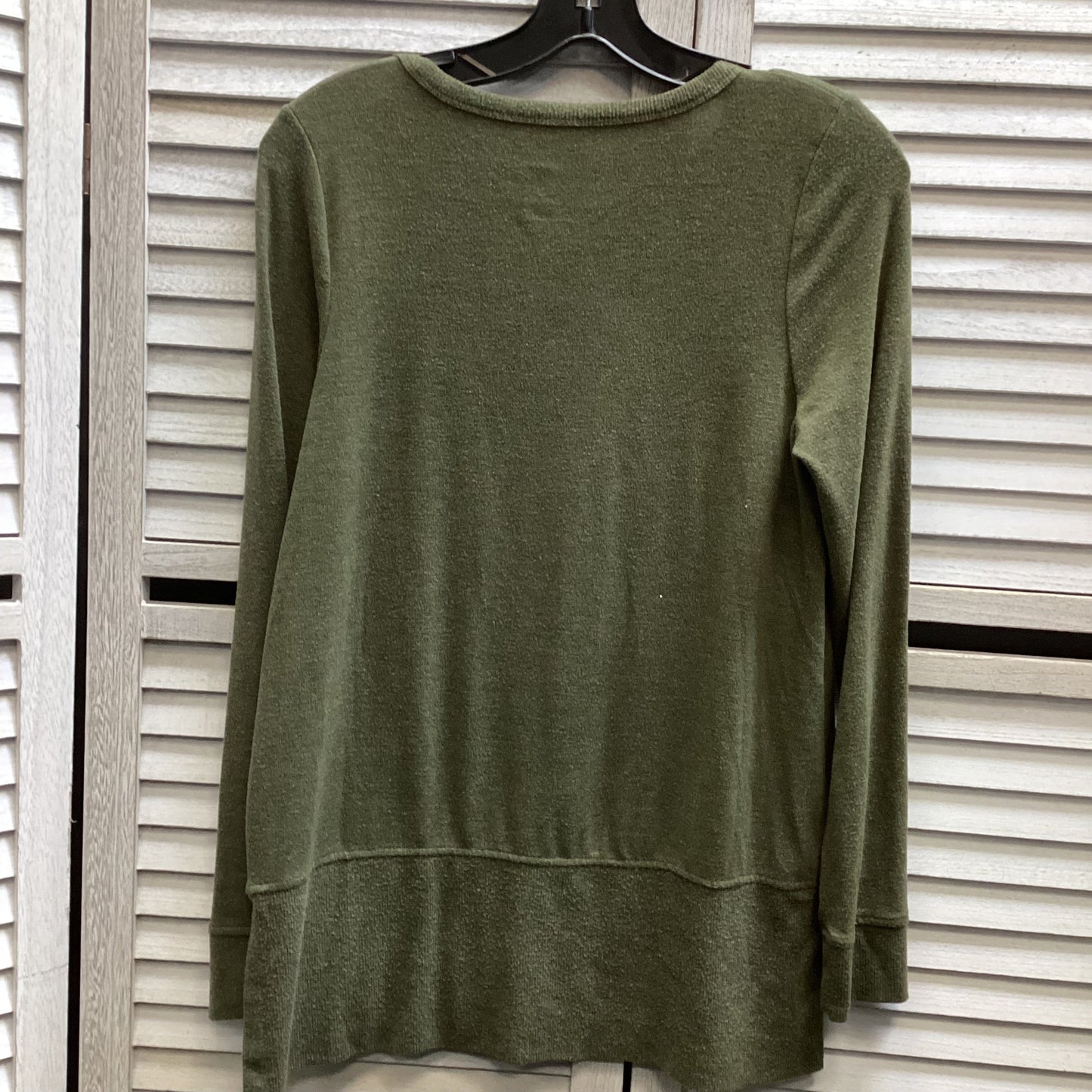 Top Long Sleeve By Sonoma In Green, Size: Xs