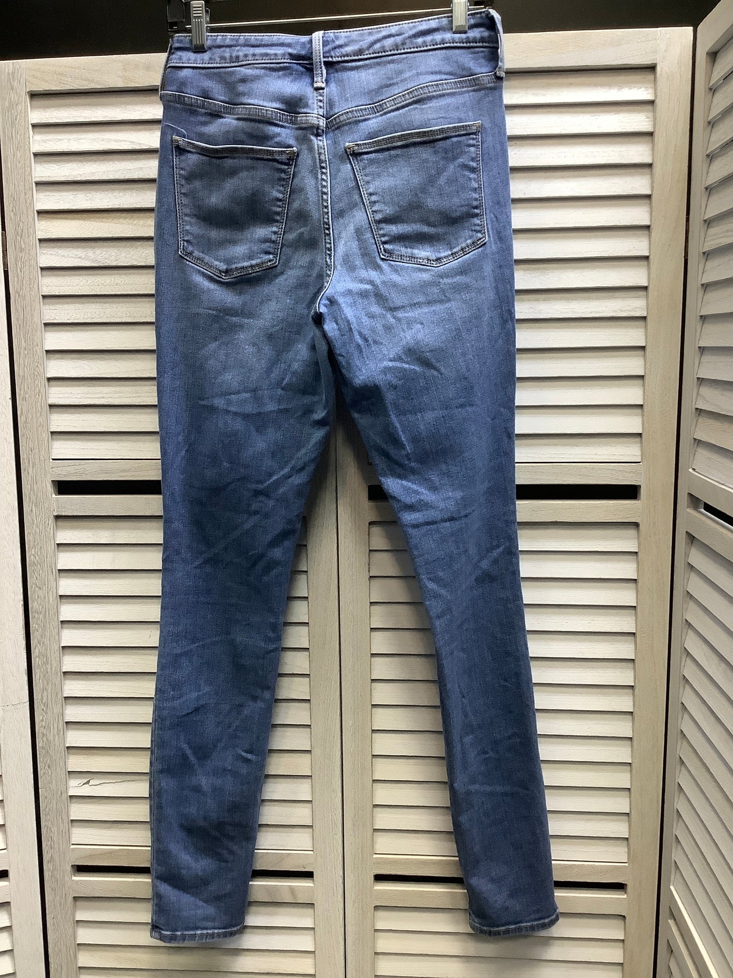 Jeans Skinny By Universal Thread In Blue Denim, Size: 6