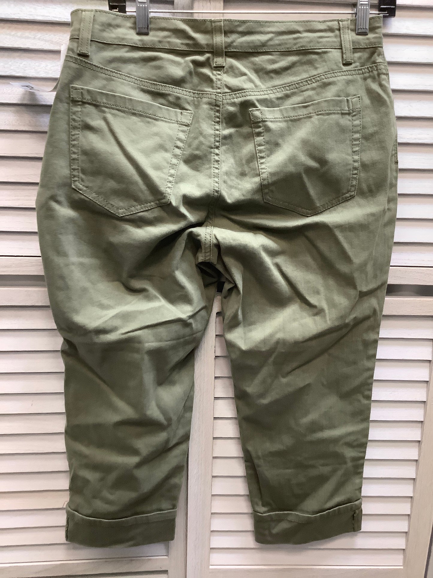 Green Capris Style And Company, Size 8petite