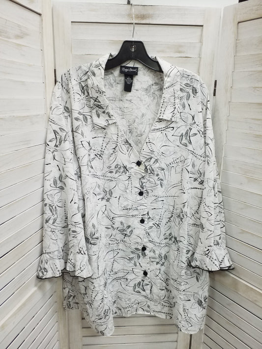 Blouse Long Sleeve By Maggie Barnes  Size: 4x