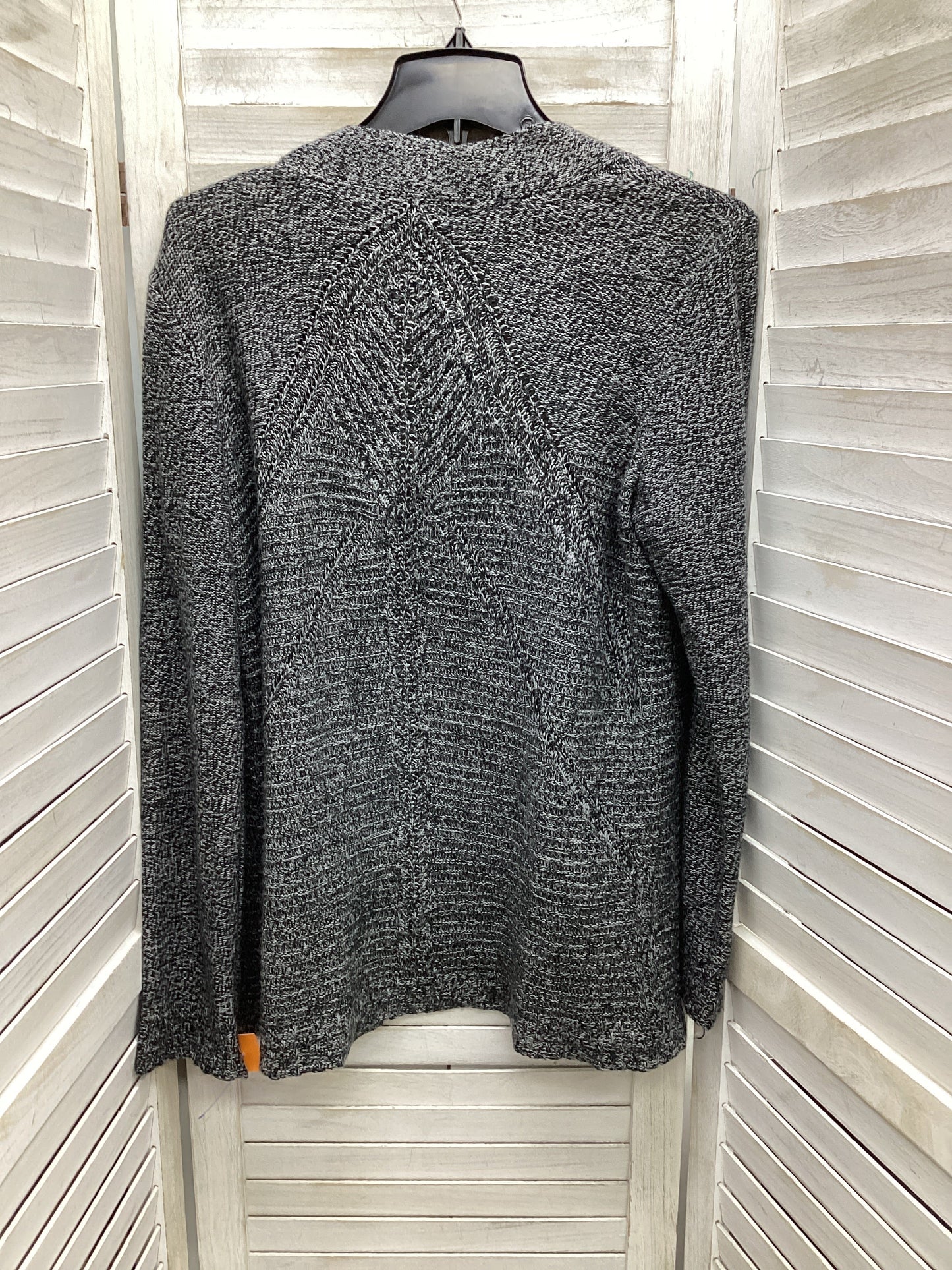 Sweater Cardigan By Croft And Barrow In Grey, Size: L