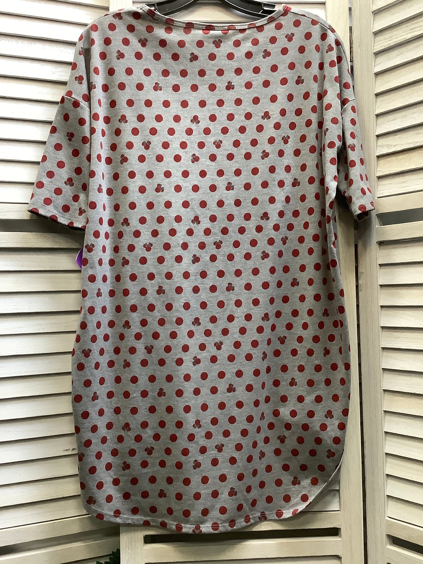 Polkadot Pattern Top Short Sleeve Basic Lularoe, Size Xs