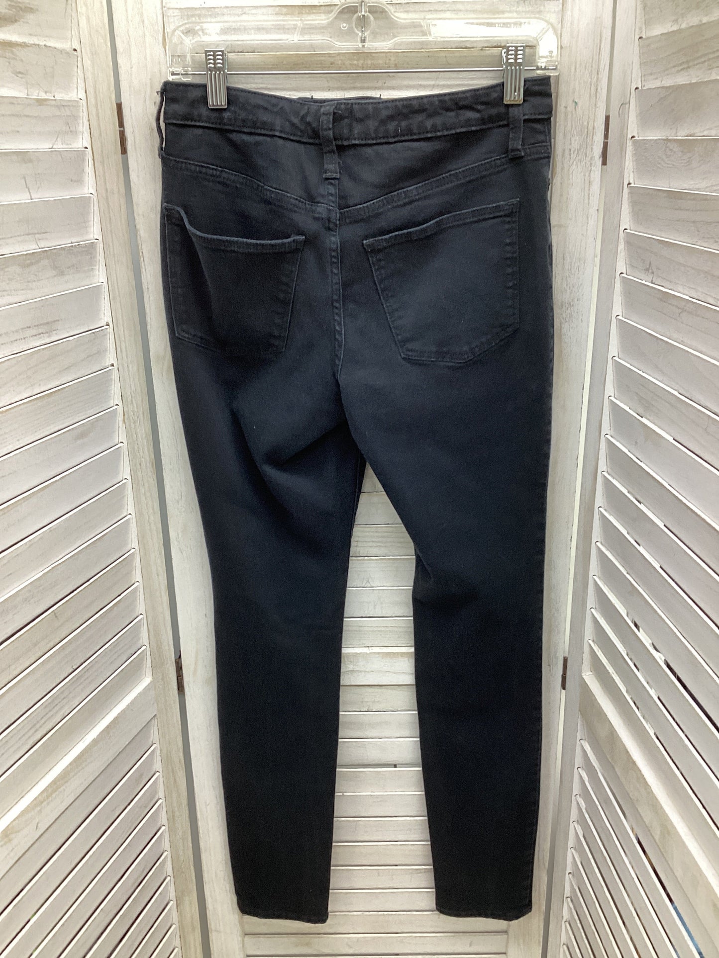 Jeans Skinny By Universal Thread In Black Denim, Size: 4