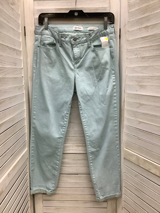 Pants Cropped By Jessica Simpson In Teal, Size: 10