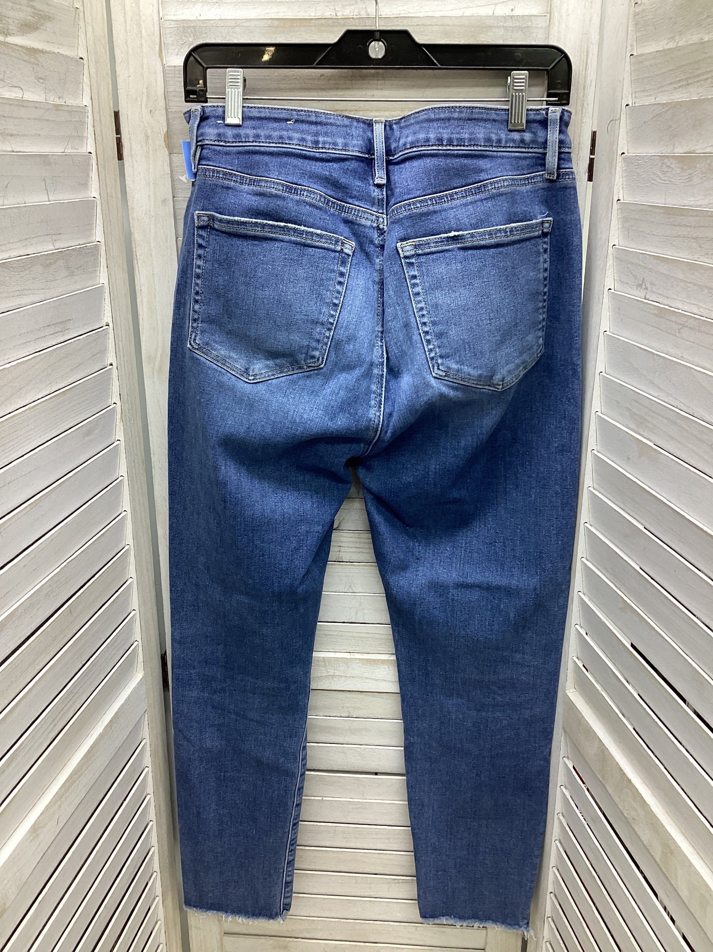 Jeans Skinny By Loft In Blue Denim, Size: 6