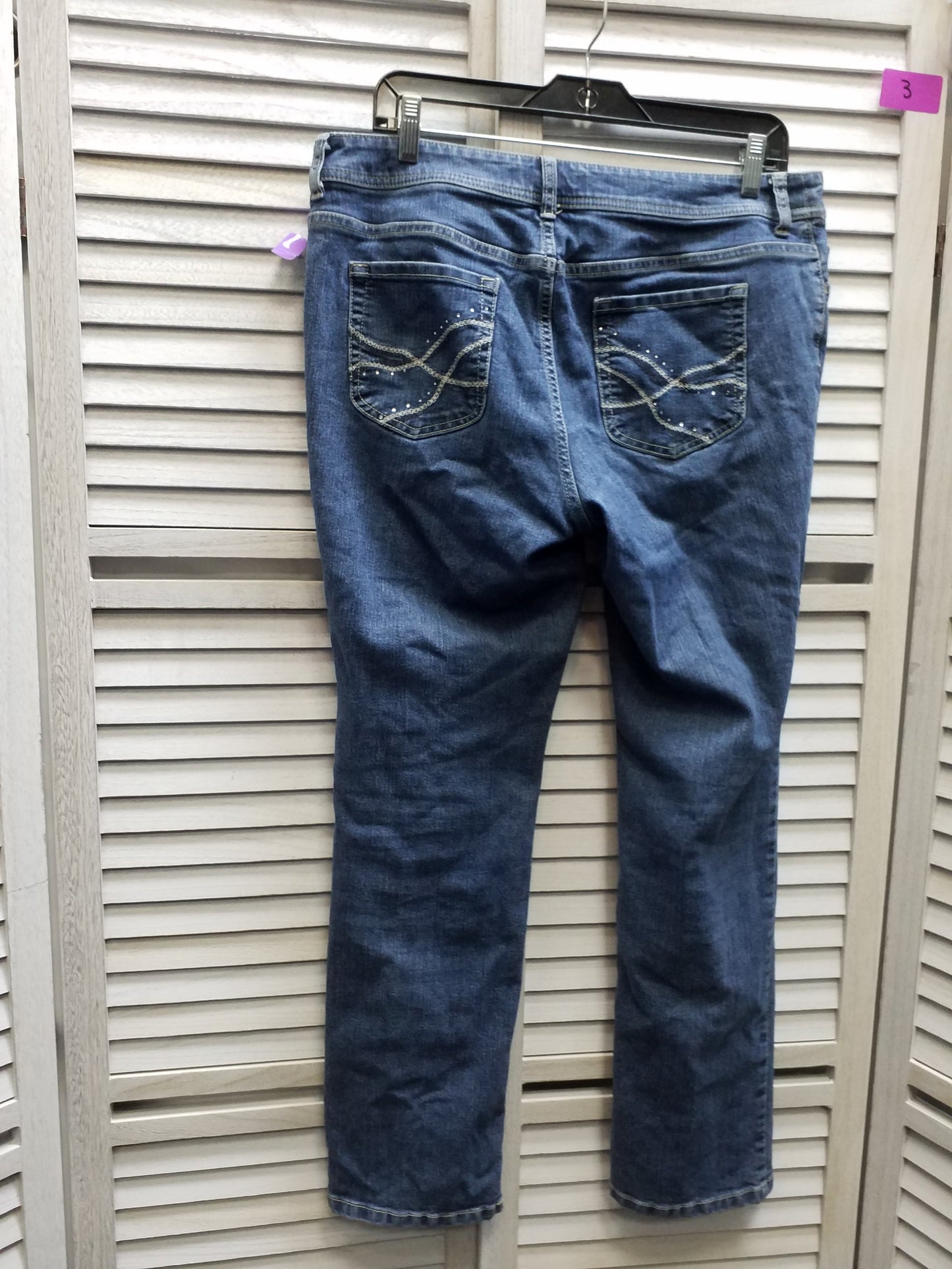 Blue Jeans Boyfriend Chicos, Size 10