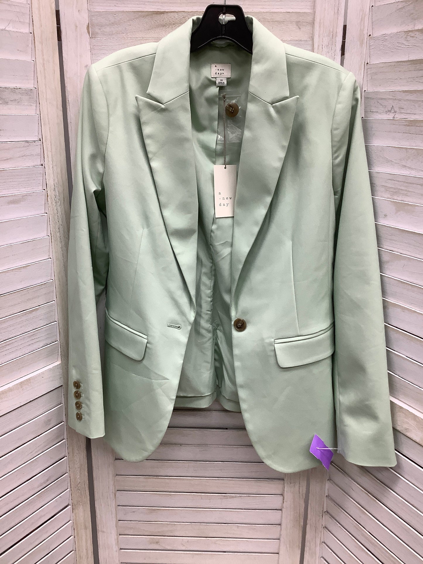 Teal Blazer A New Day, Size 10