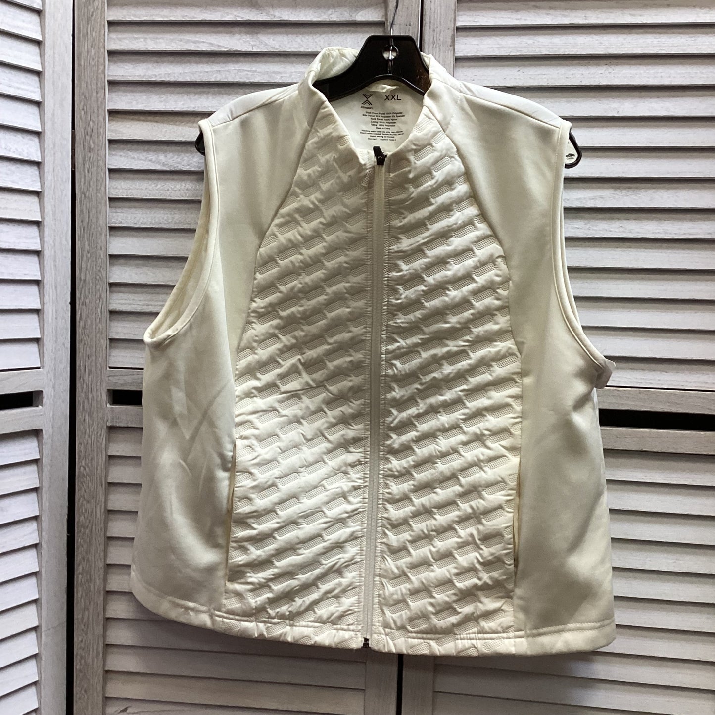 Vest Other By Xersion In Ivory, Size: Xxl