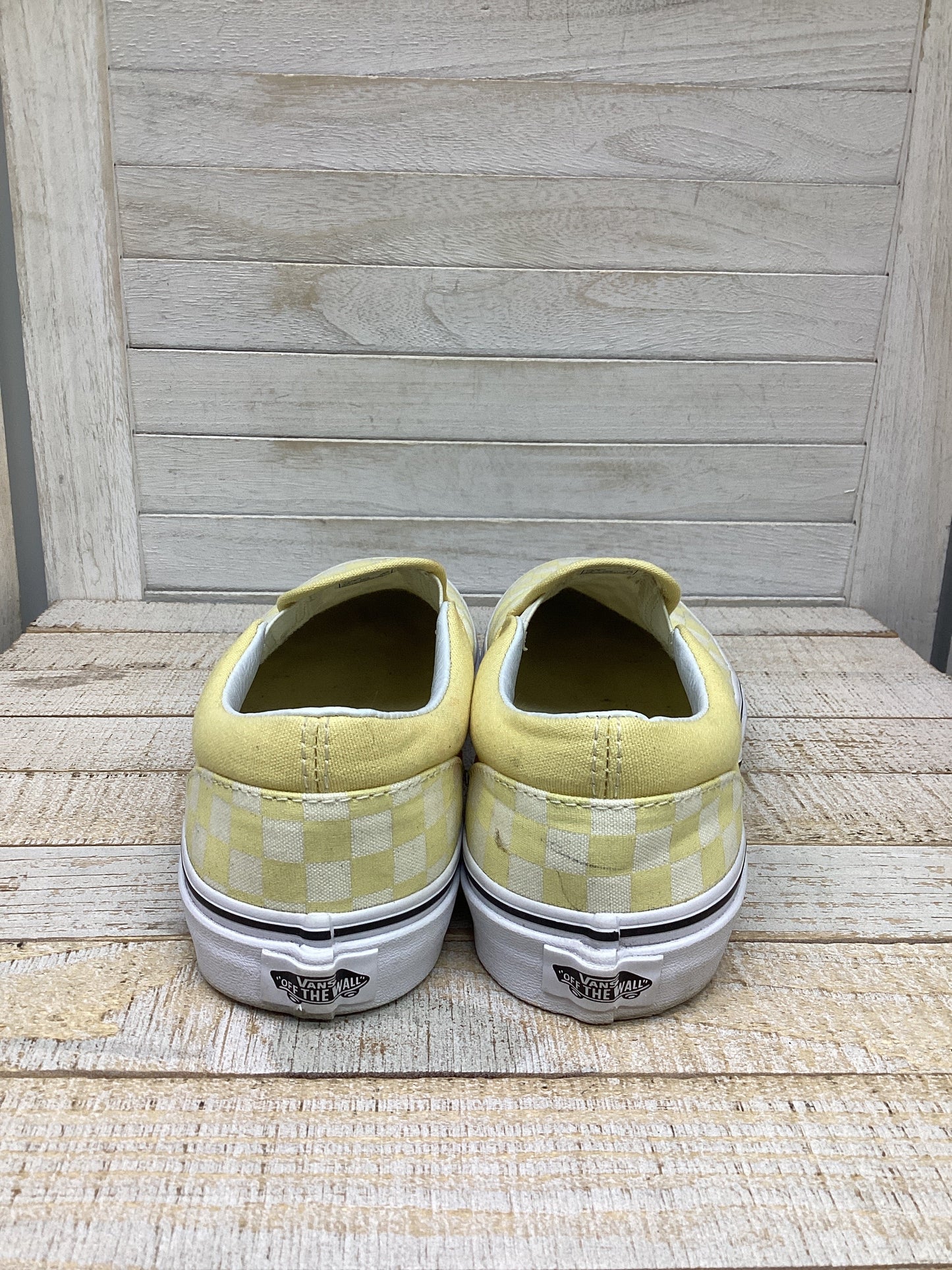 Shoes Sneakers By Vans In Yellow, Size: 5.5