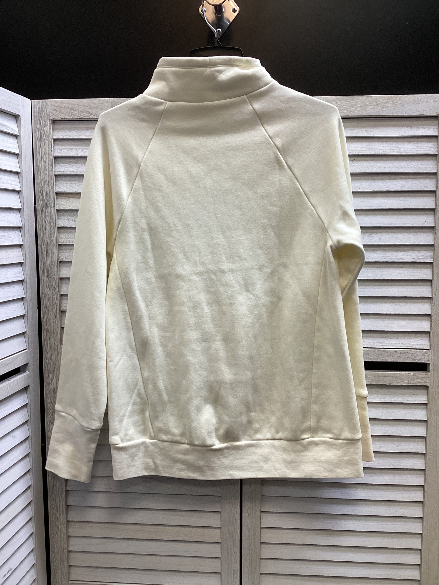 Sweatshirt Collar By Fabletics In Ivory, Size: S