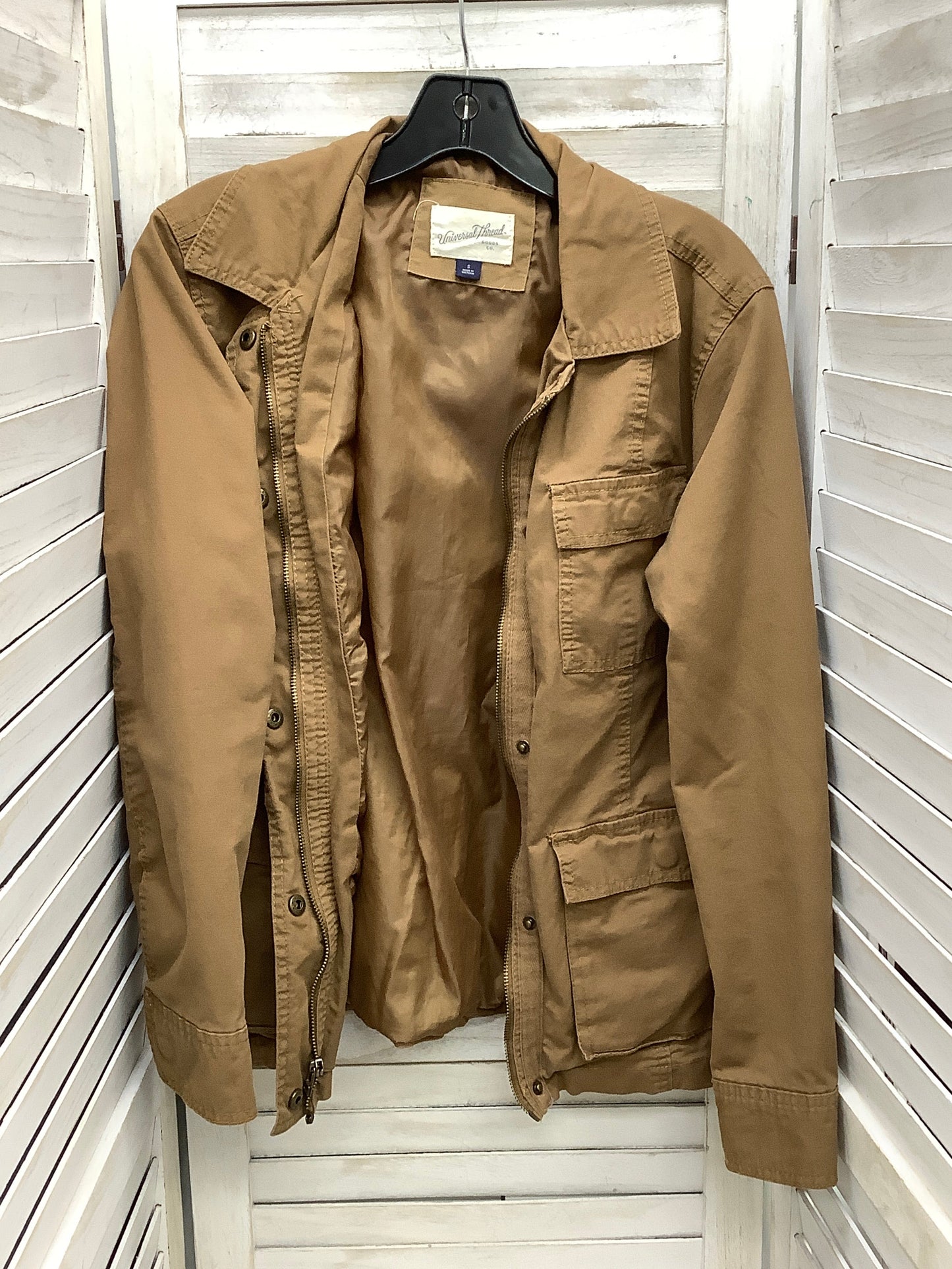 Jacket Other By Universal Thread In Brown, Size: S