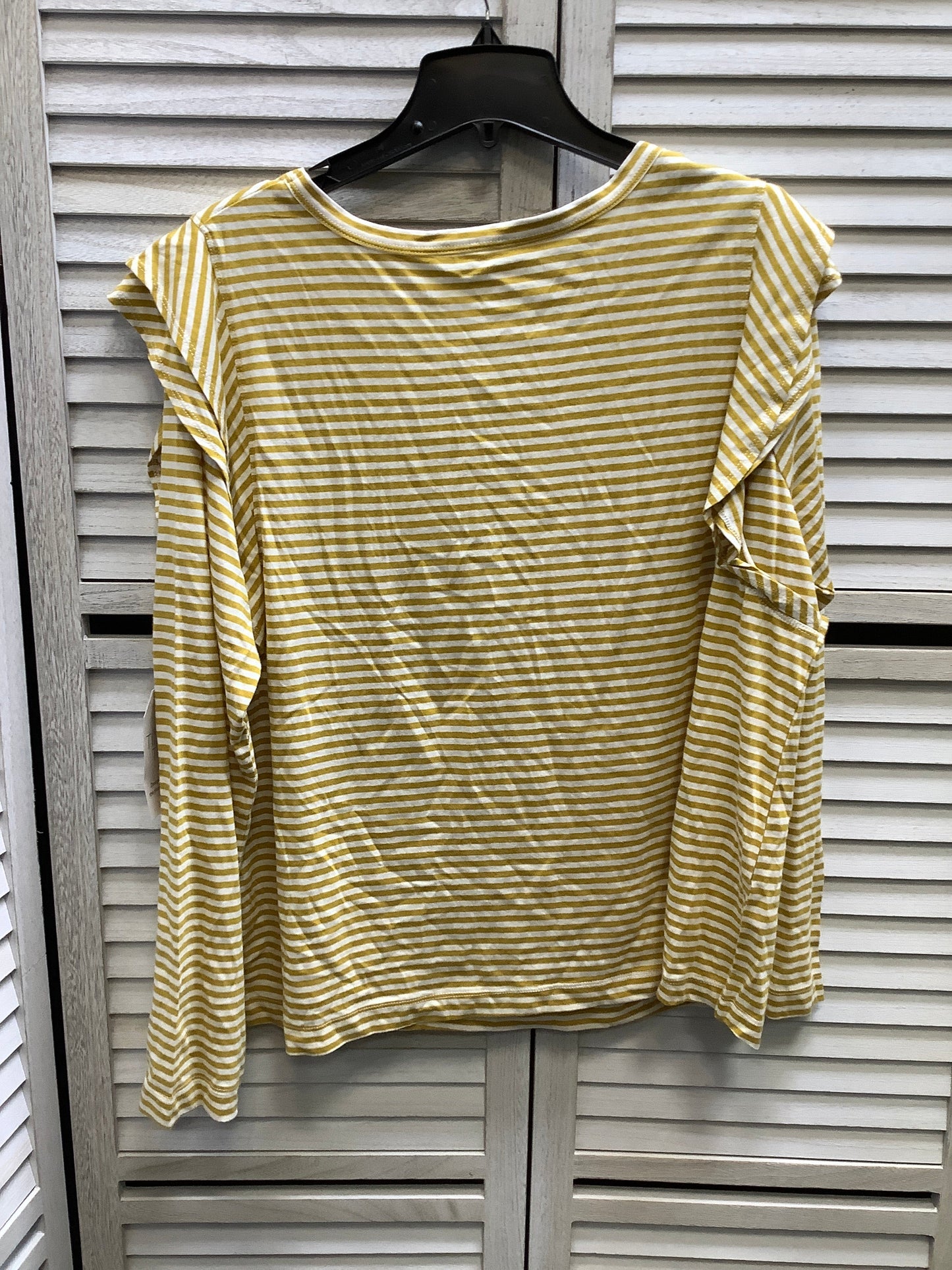 Top Long Sleeve By Time And Tru In Striped Pattern, Size: 3x