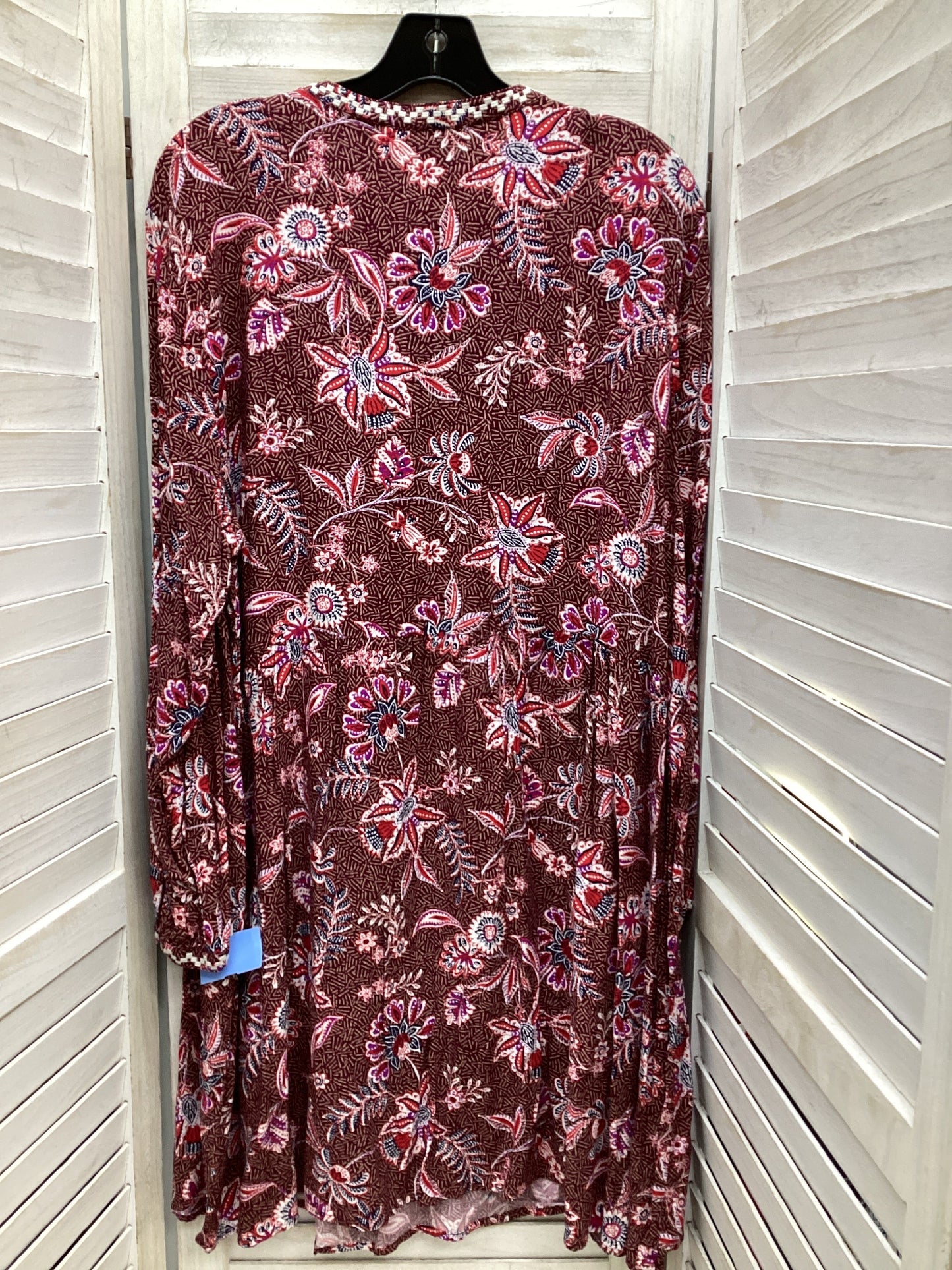 Dress Casual Midi By Old Navy In Multi-colored, Size: Xl