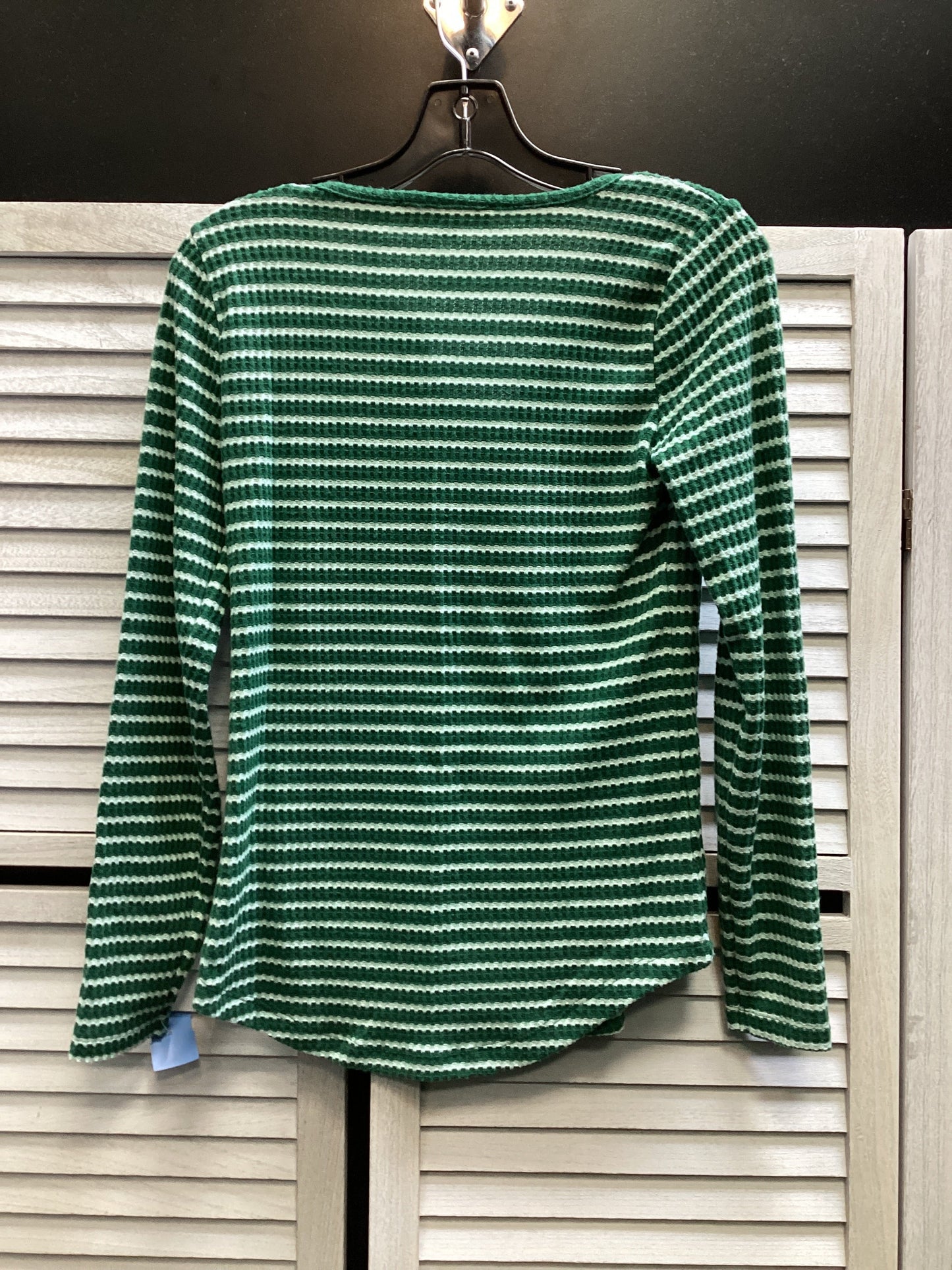 Top Long Sleeve By Loft In Striped Pattern, Size: Xs